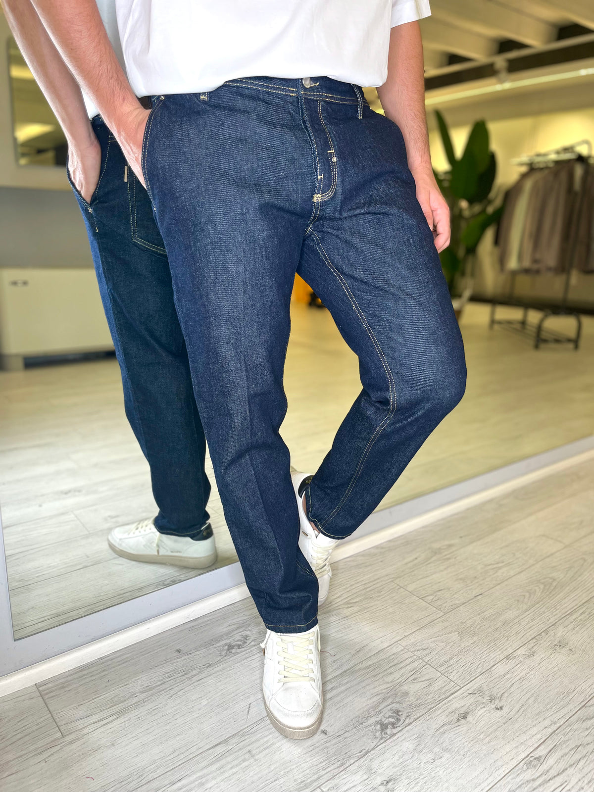 Jeans Ray raw blue slim fit