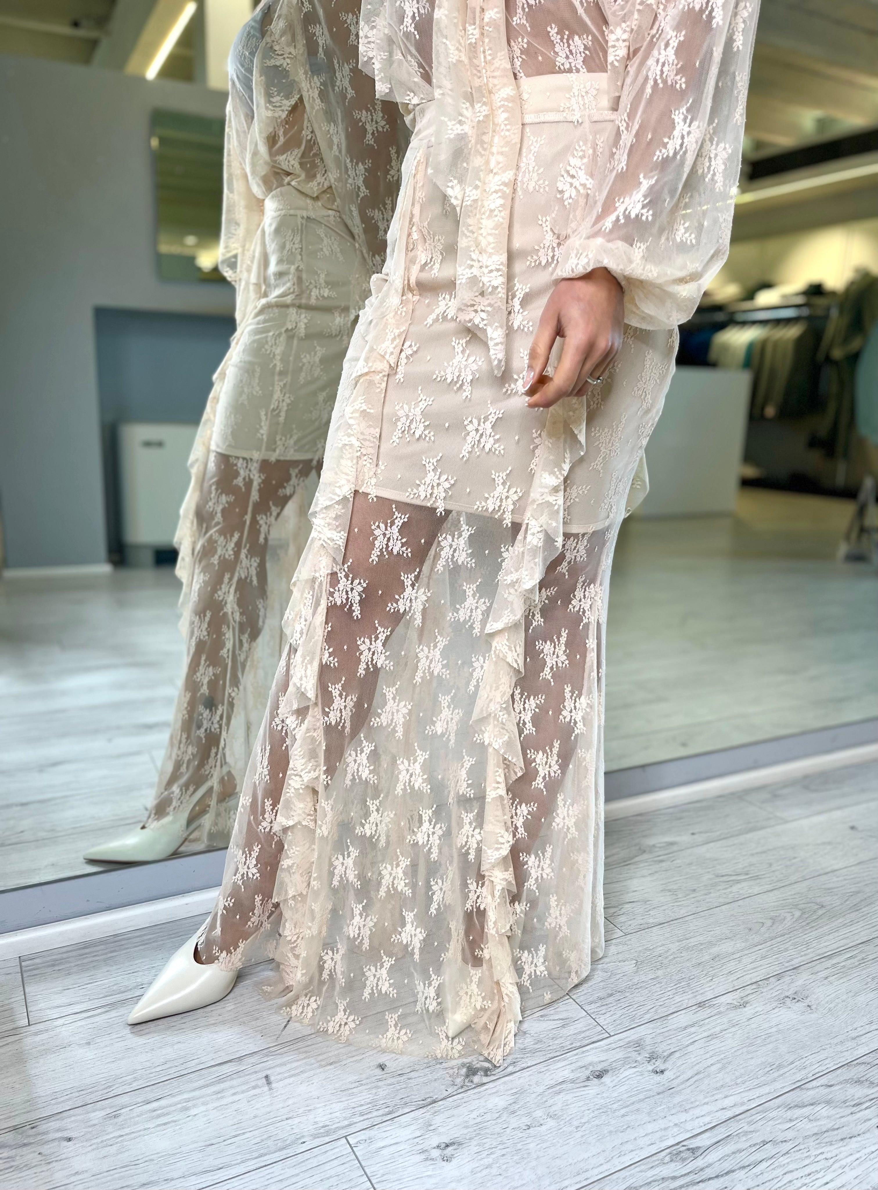 Gonna lunga con gale