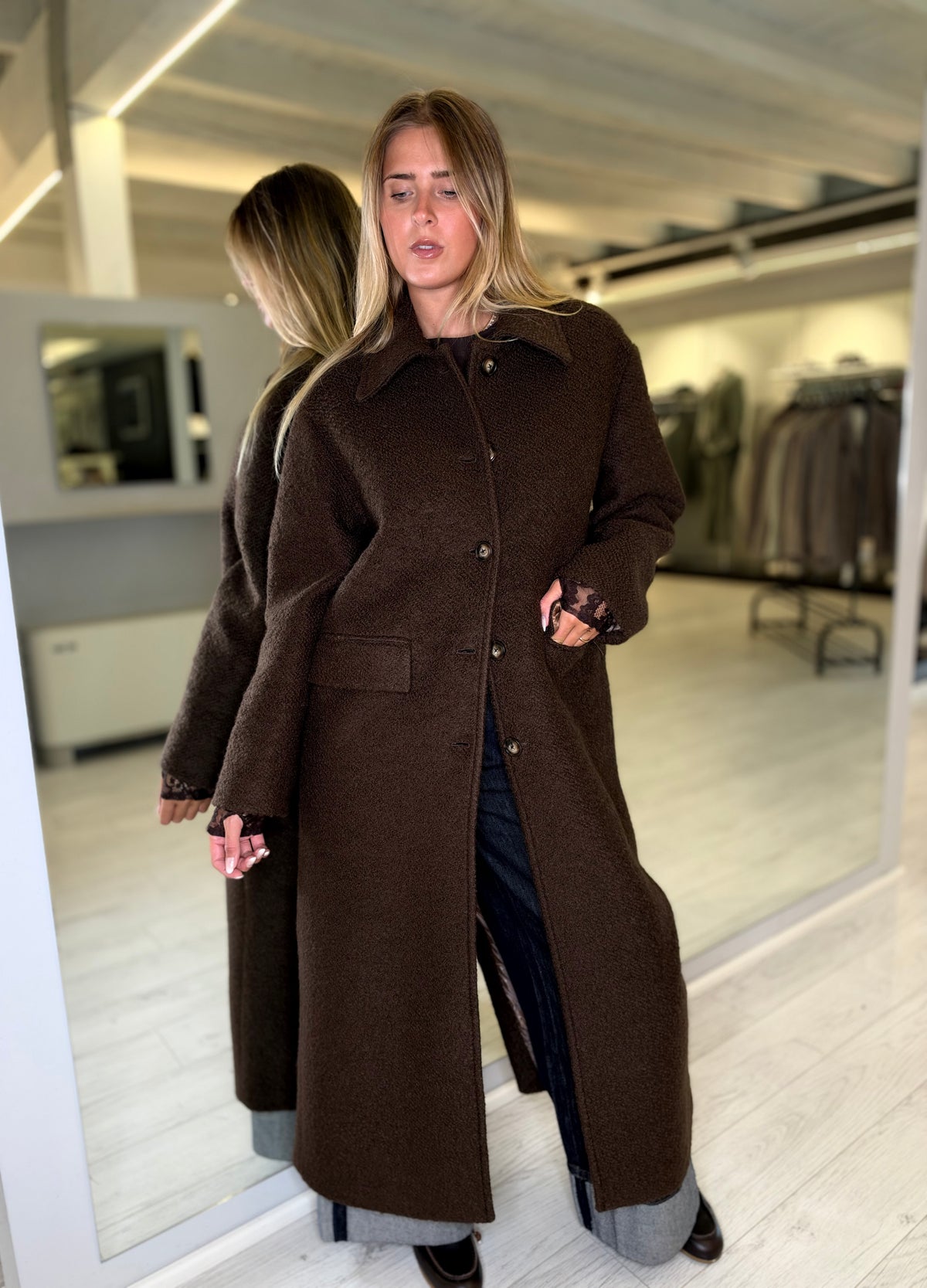 Cappotto moro teddy