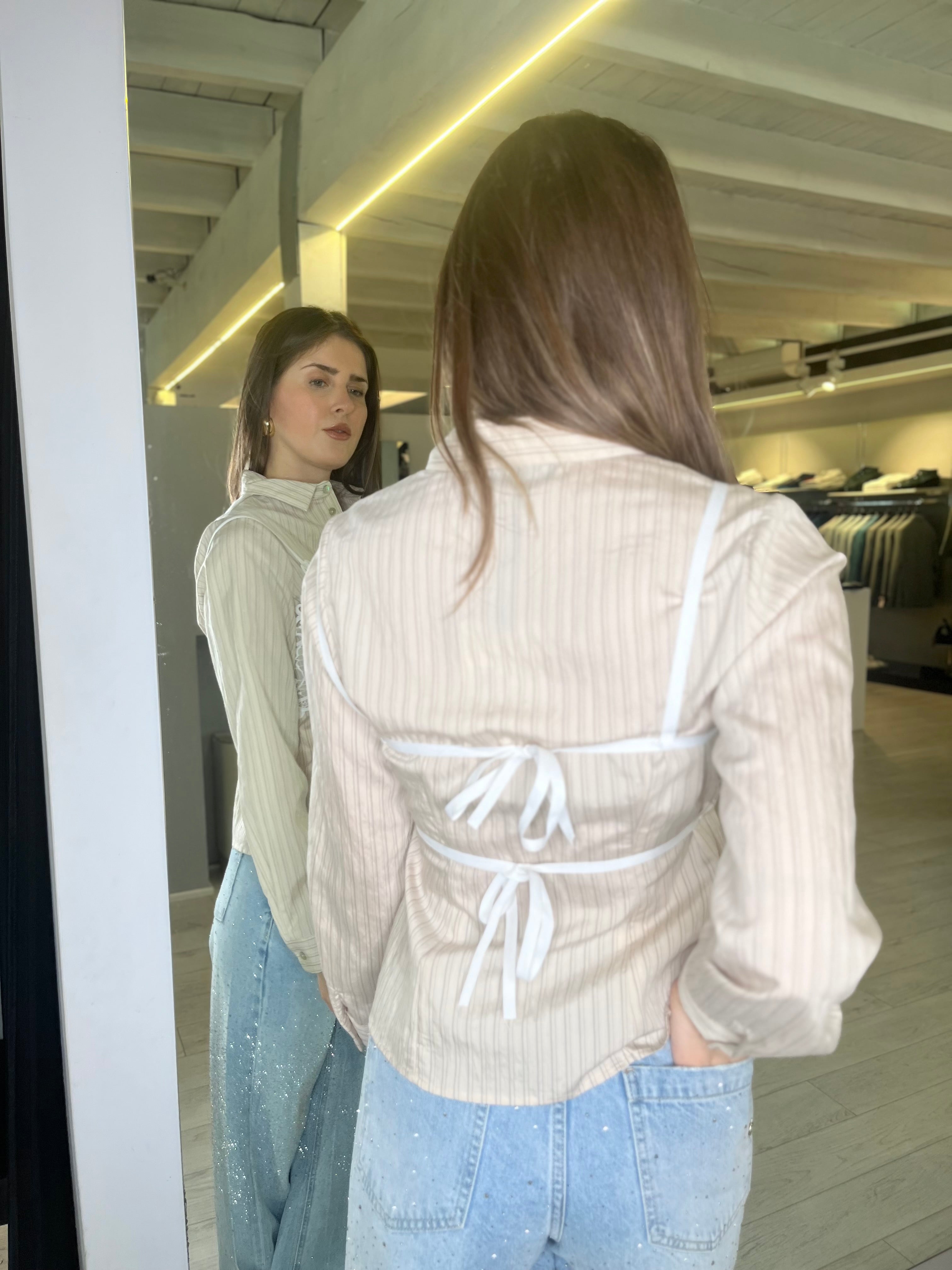 Camicia con bralette