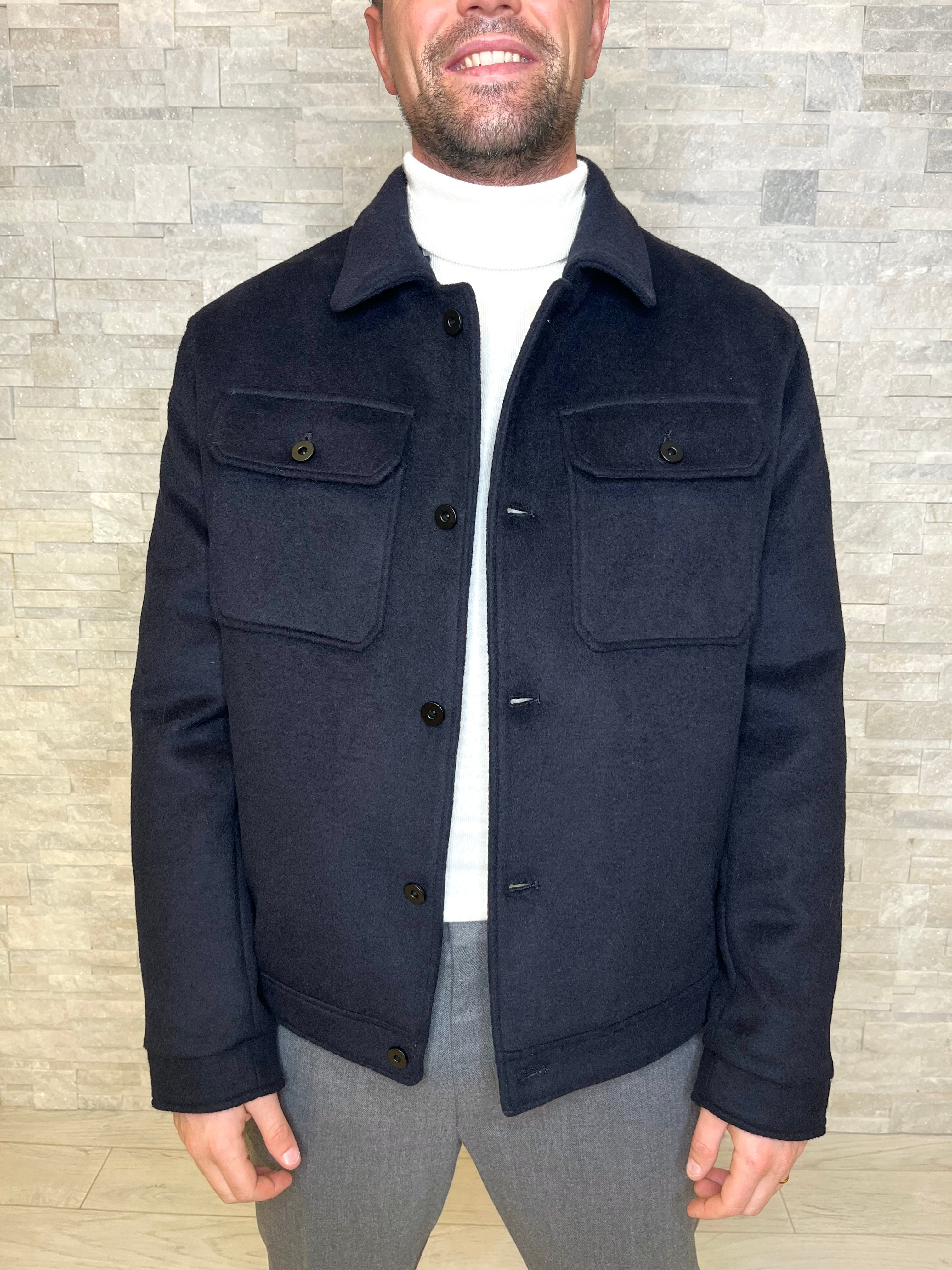 Giubbotto in misto lana