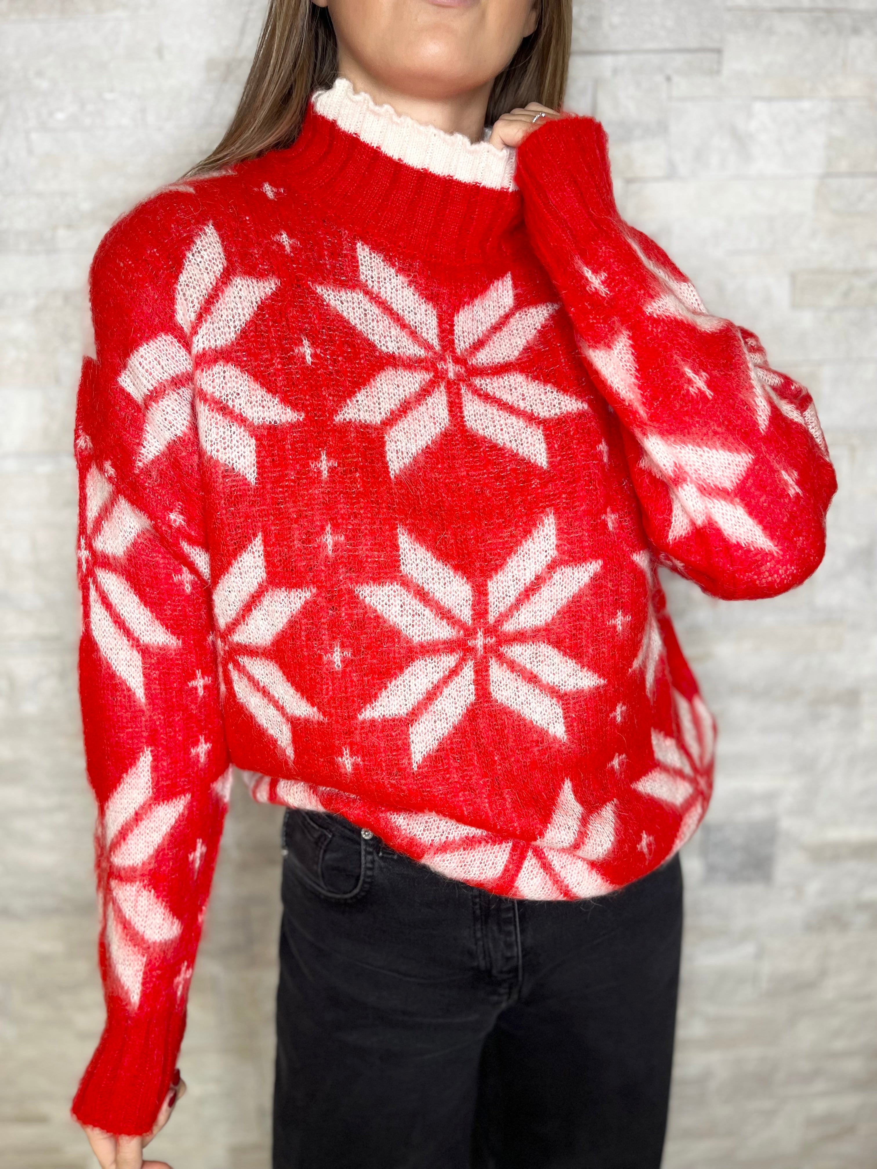 Maglia stampa fiocchi