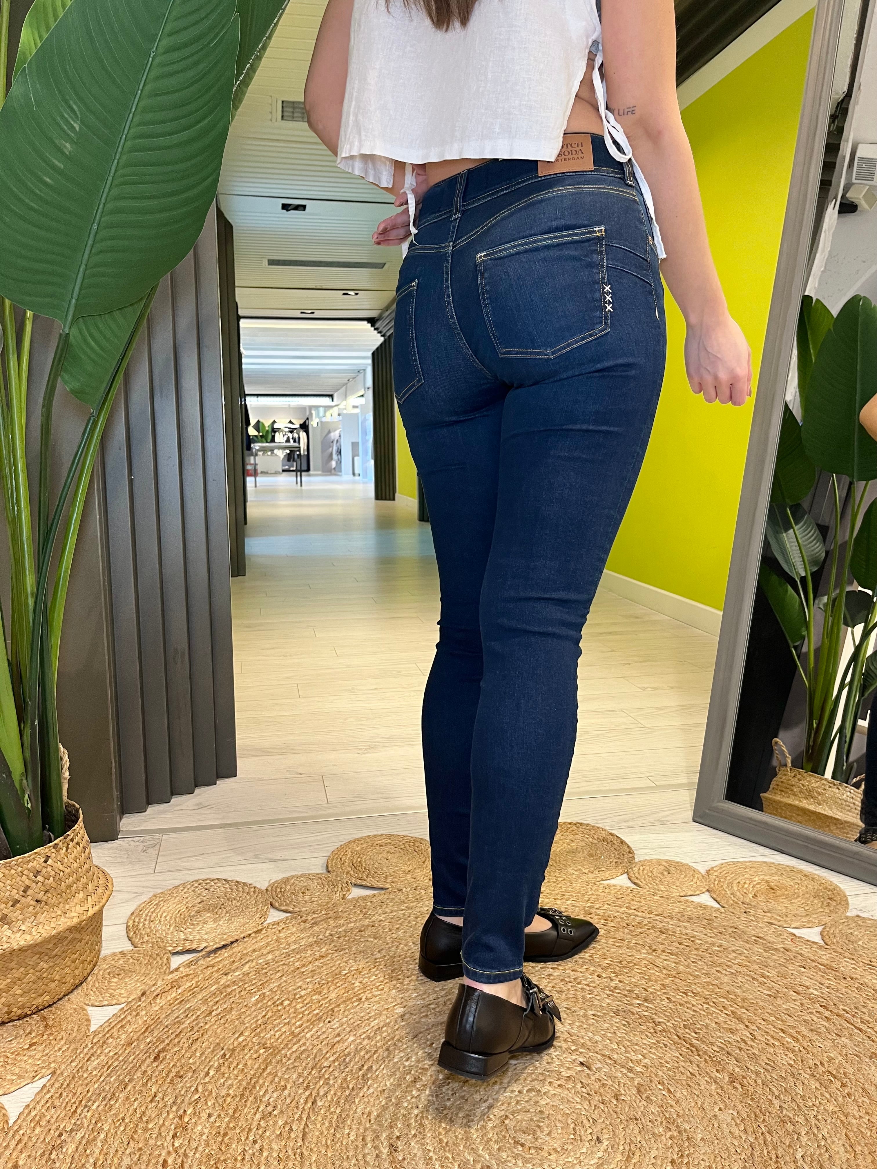 Jeans skinny blu