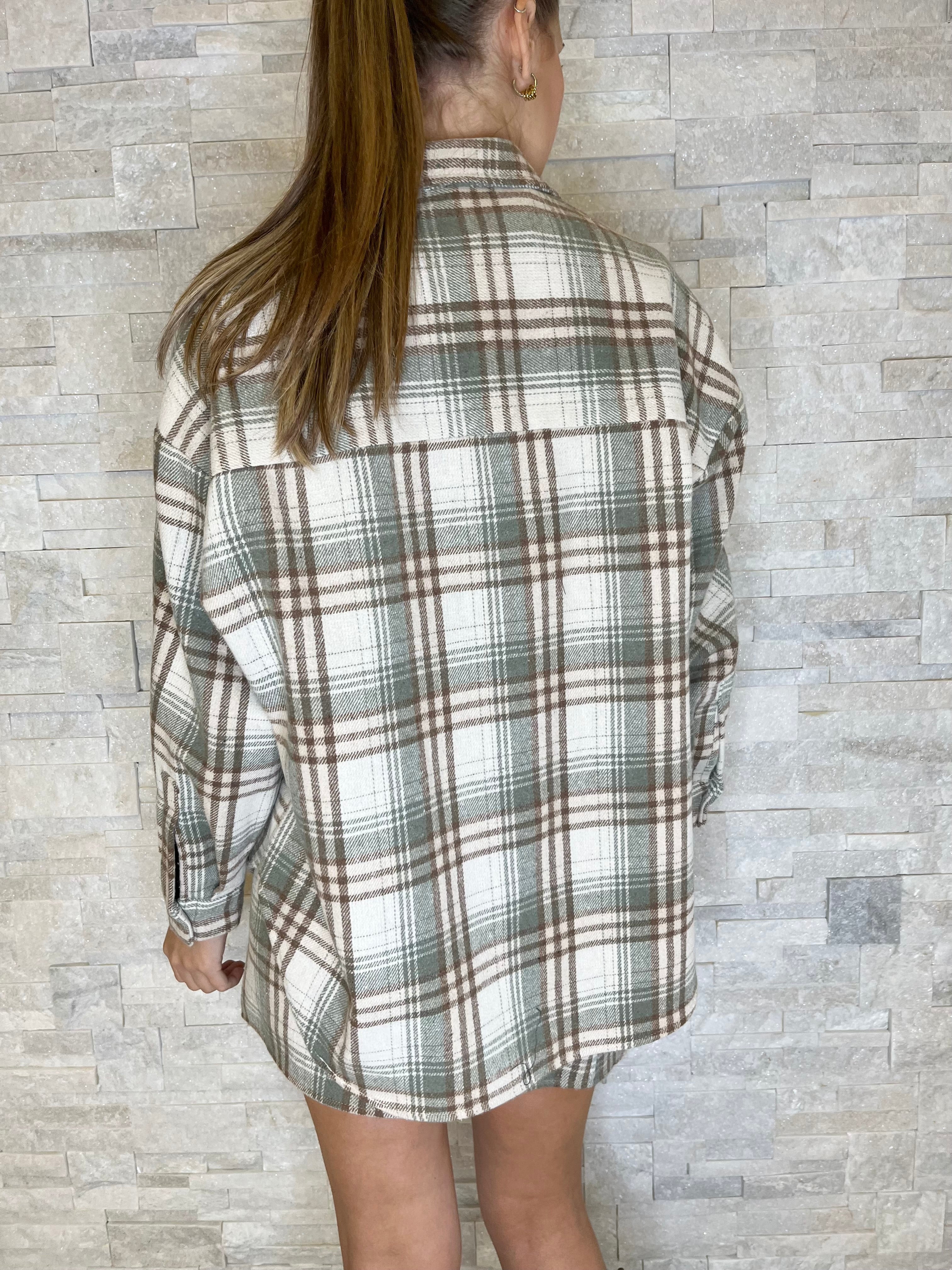 Camicia check oversize