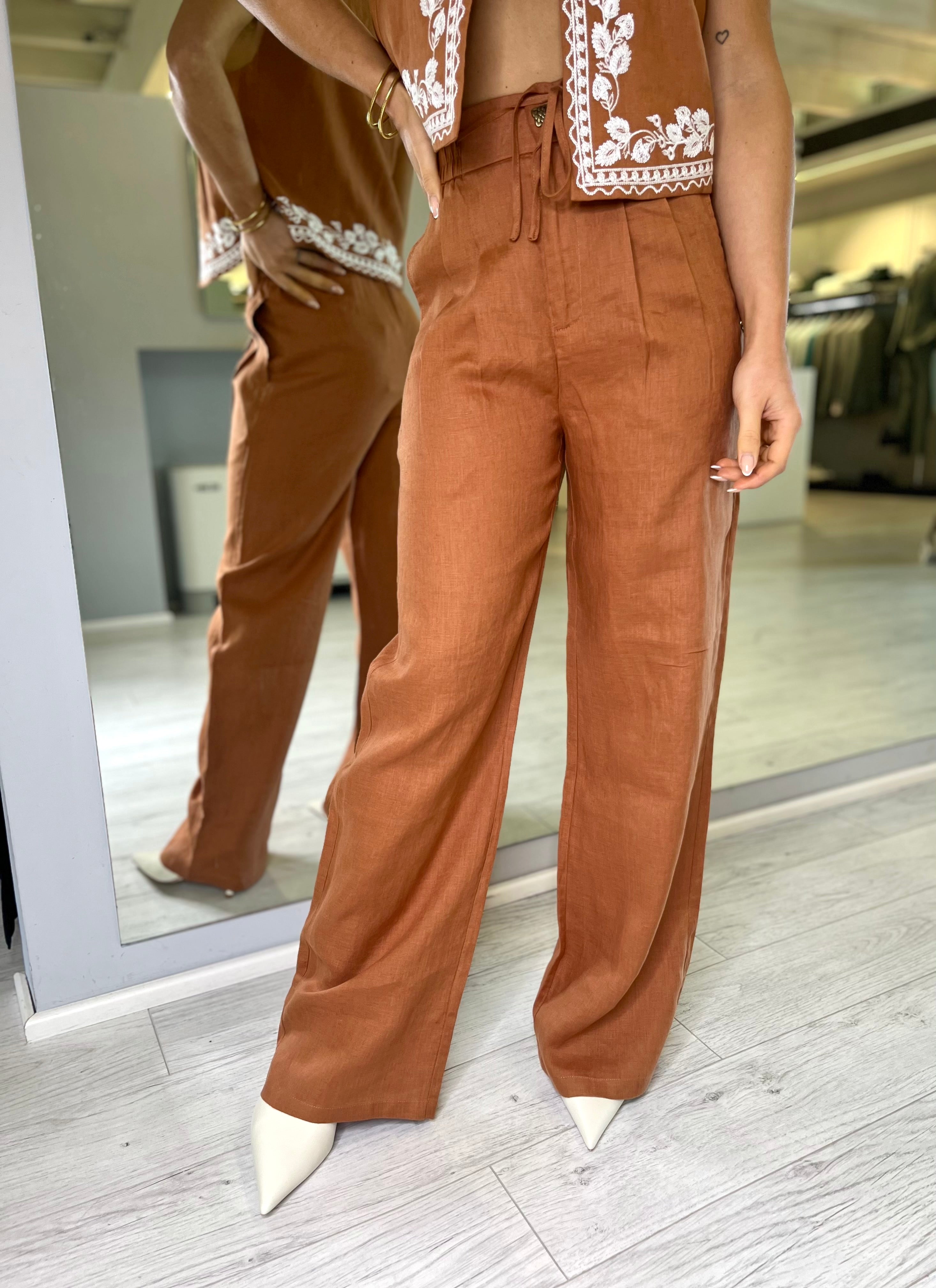 Pantalone con coulisse