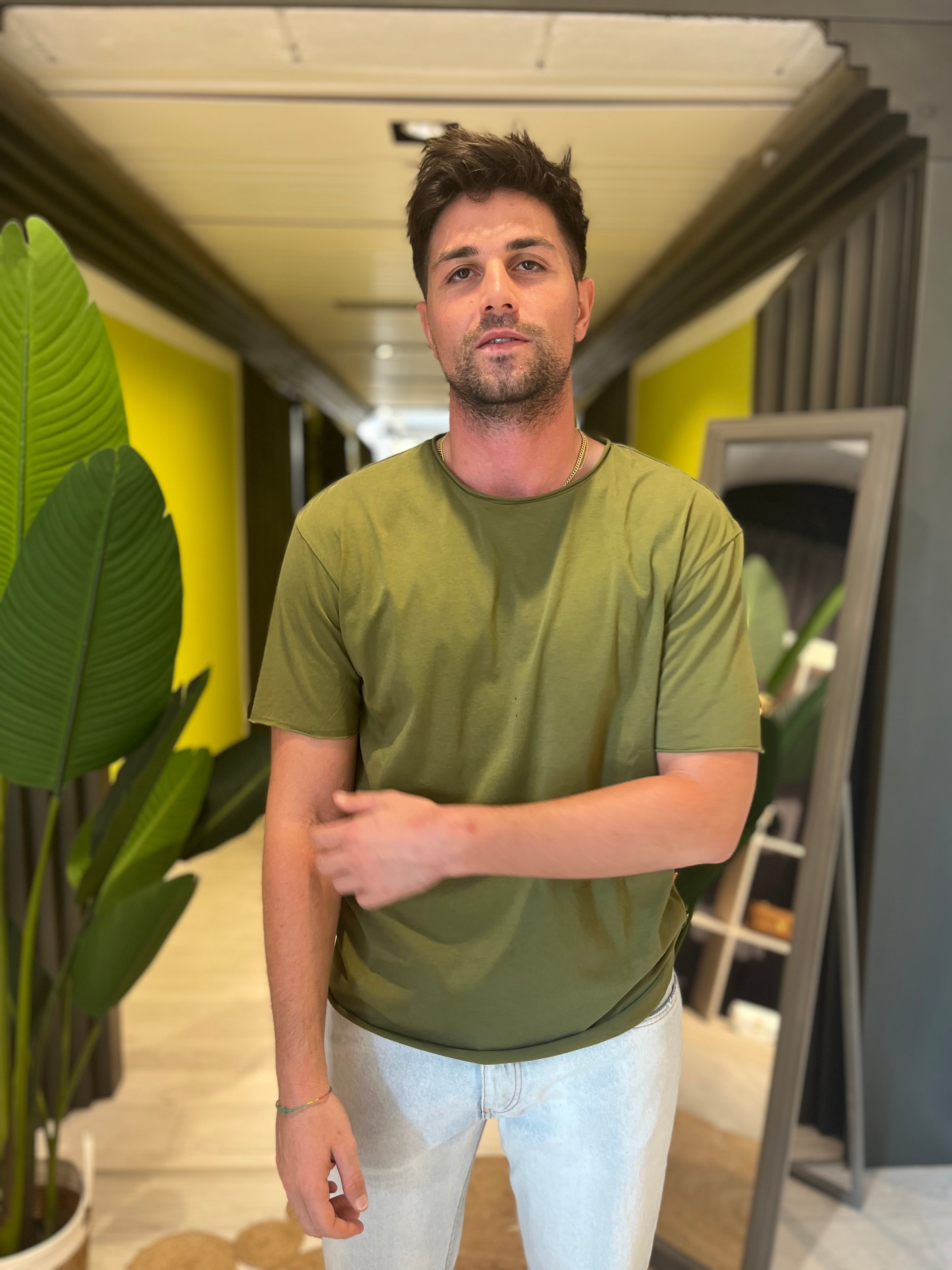 T-shirt basic verde