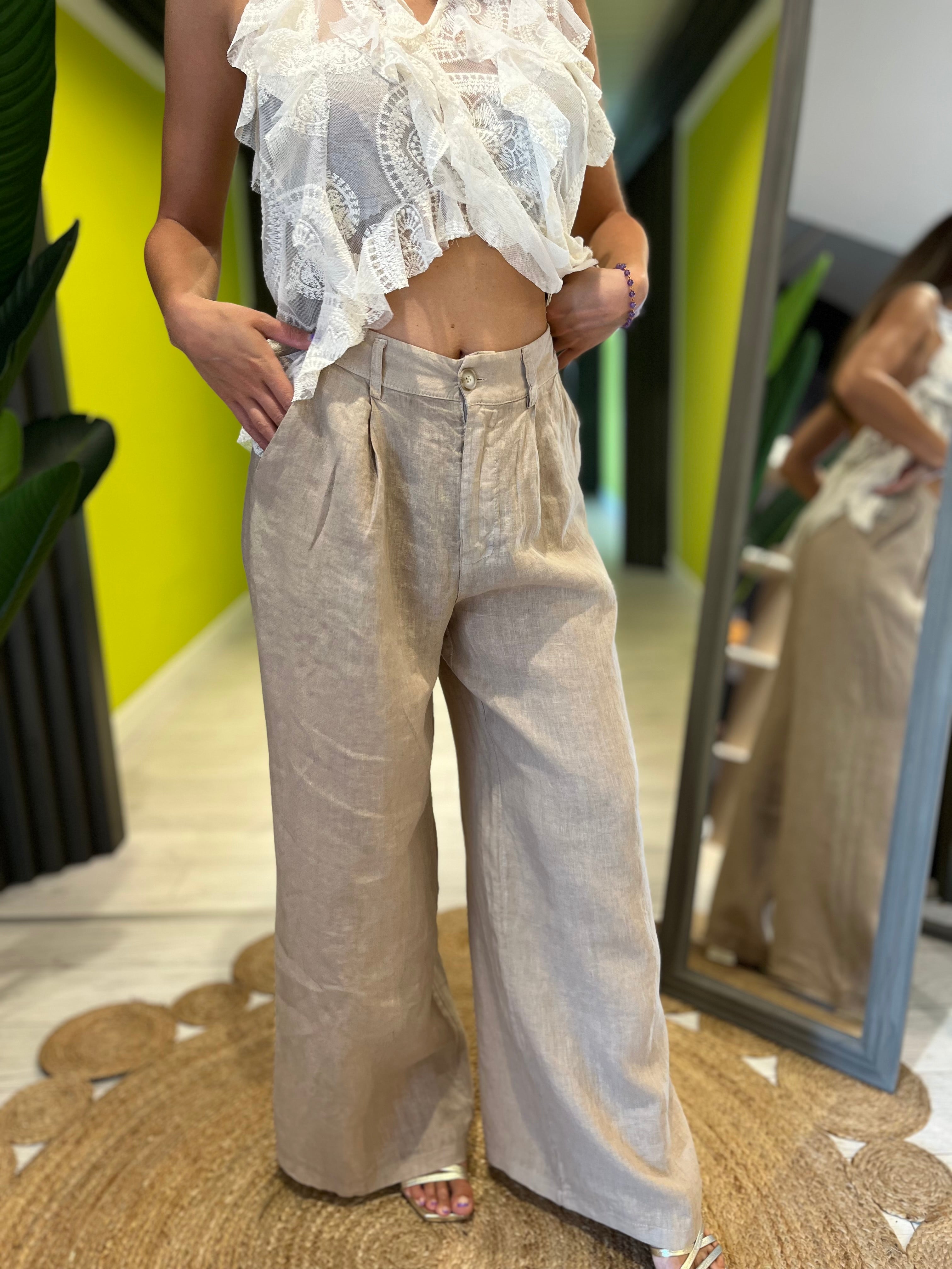 Set giacca mezza manica e pantalone