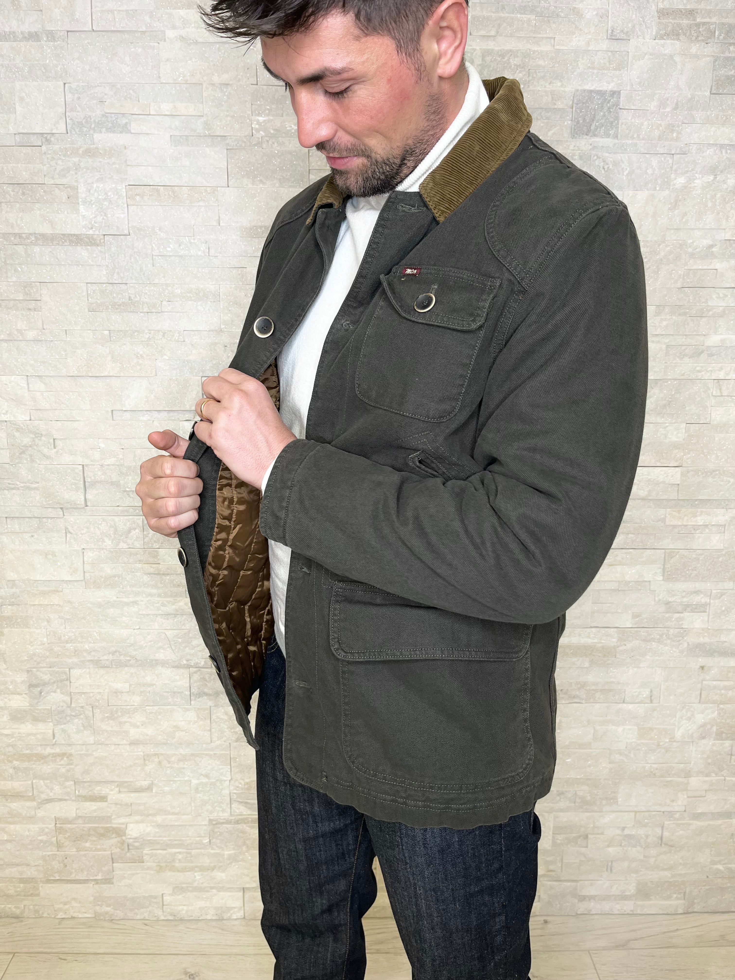 Giubbotto in cotone lavato