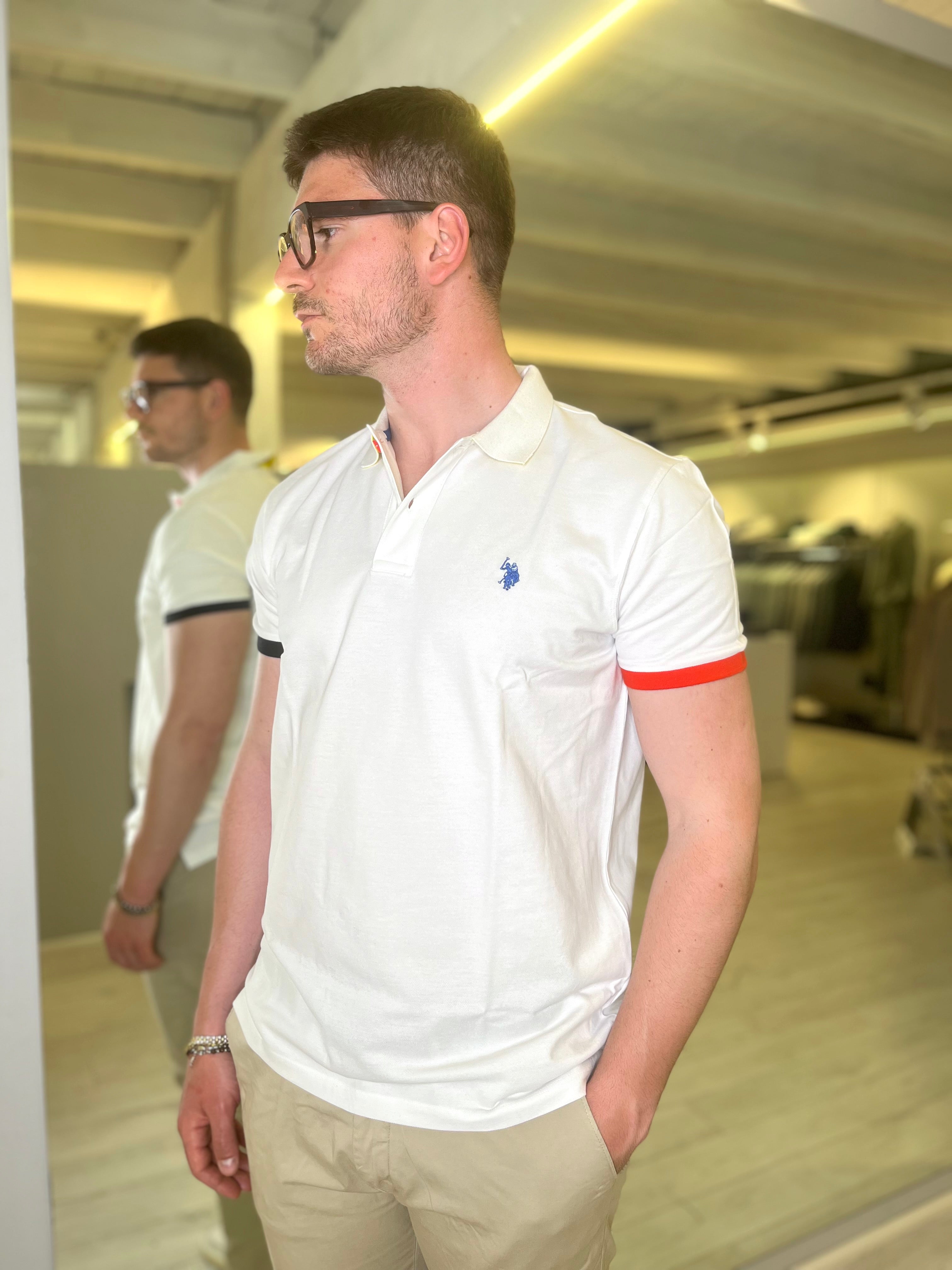 Polo a maniche corte in cotone