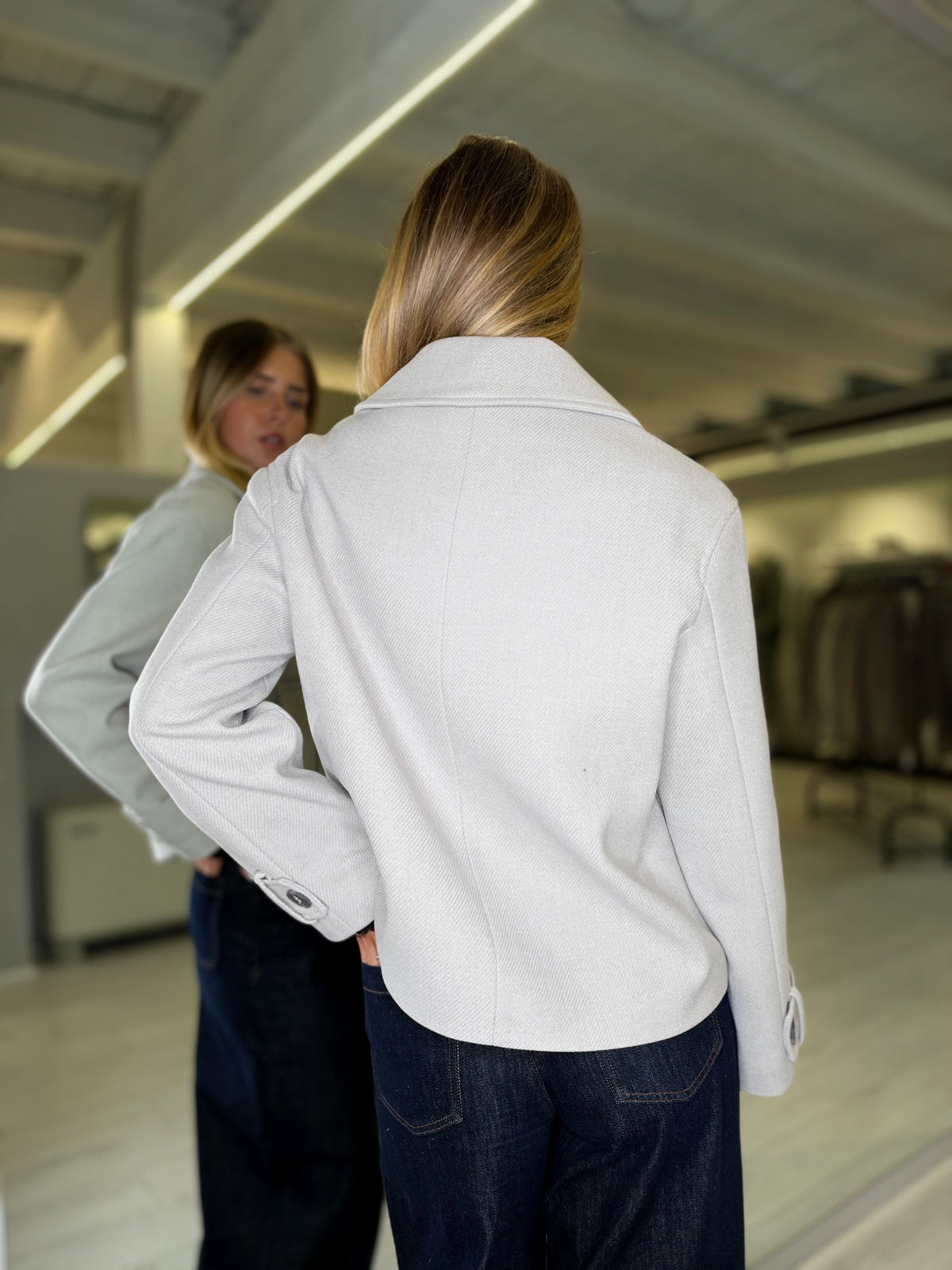 Cappotto corto doppio petto Casha