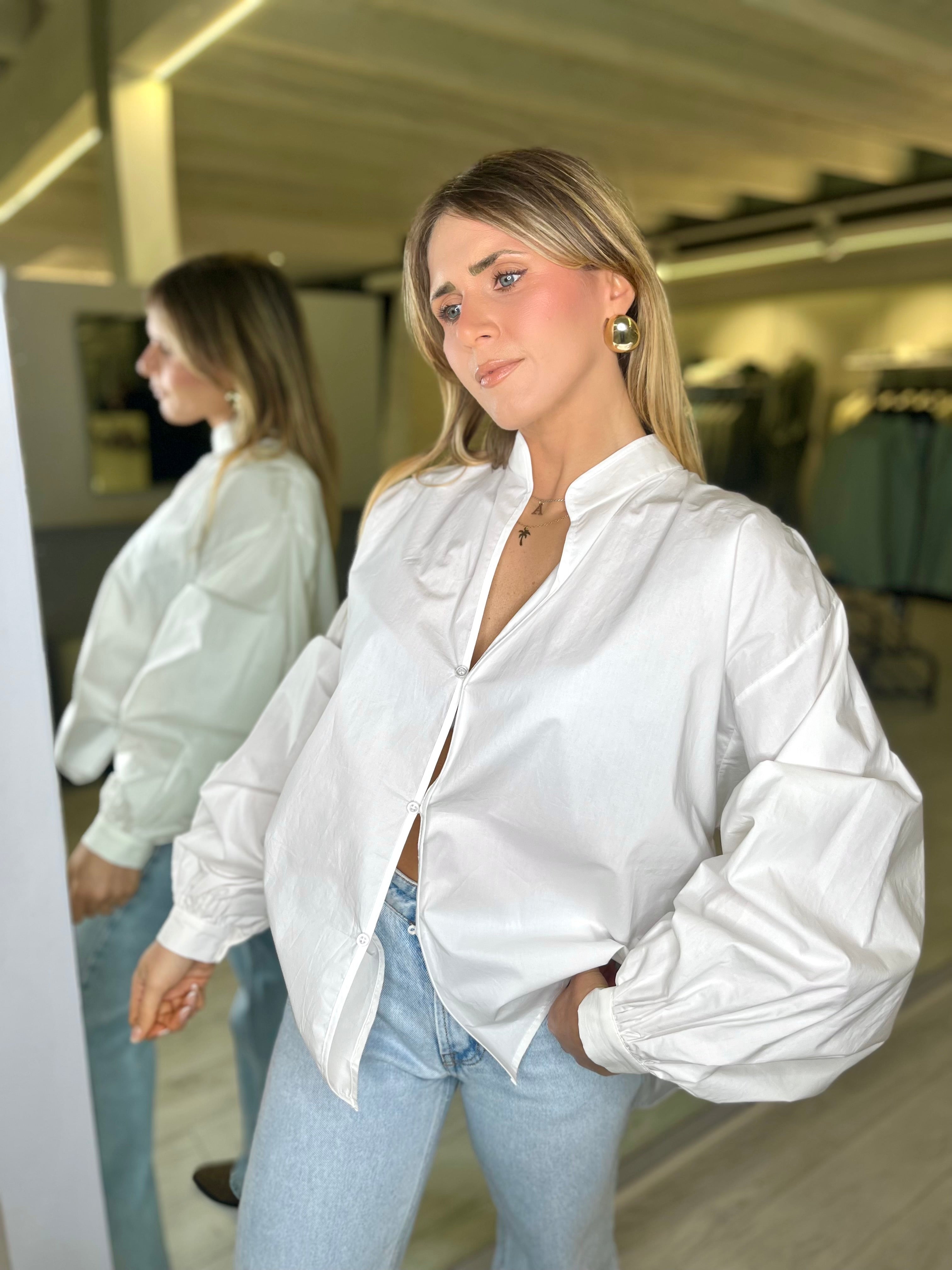 Camicia over bianca