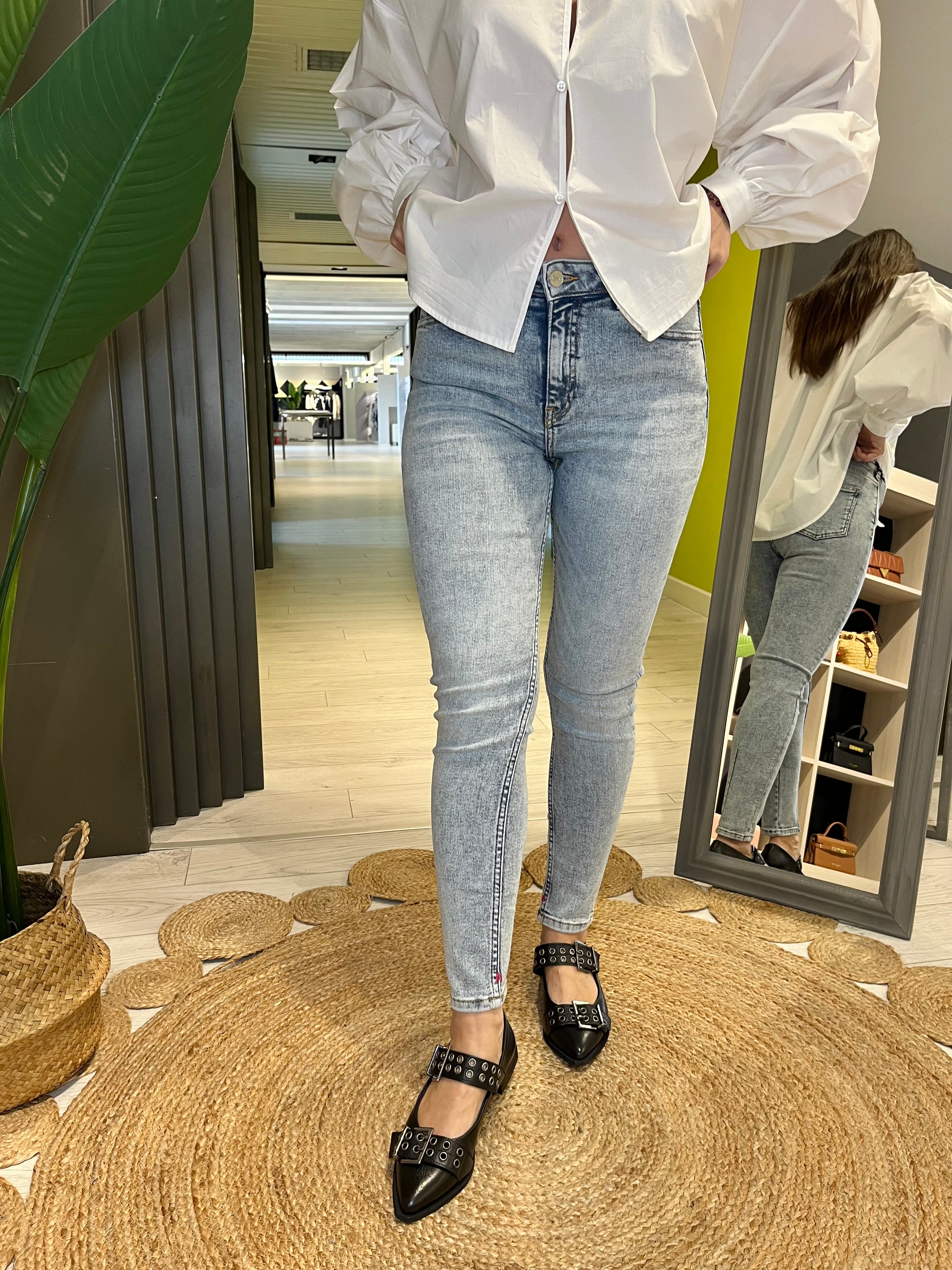 Jeans skinny azzurro