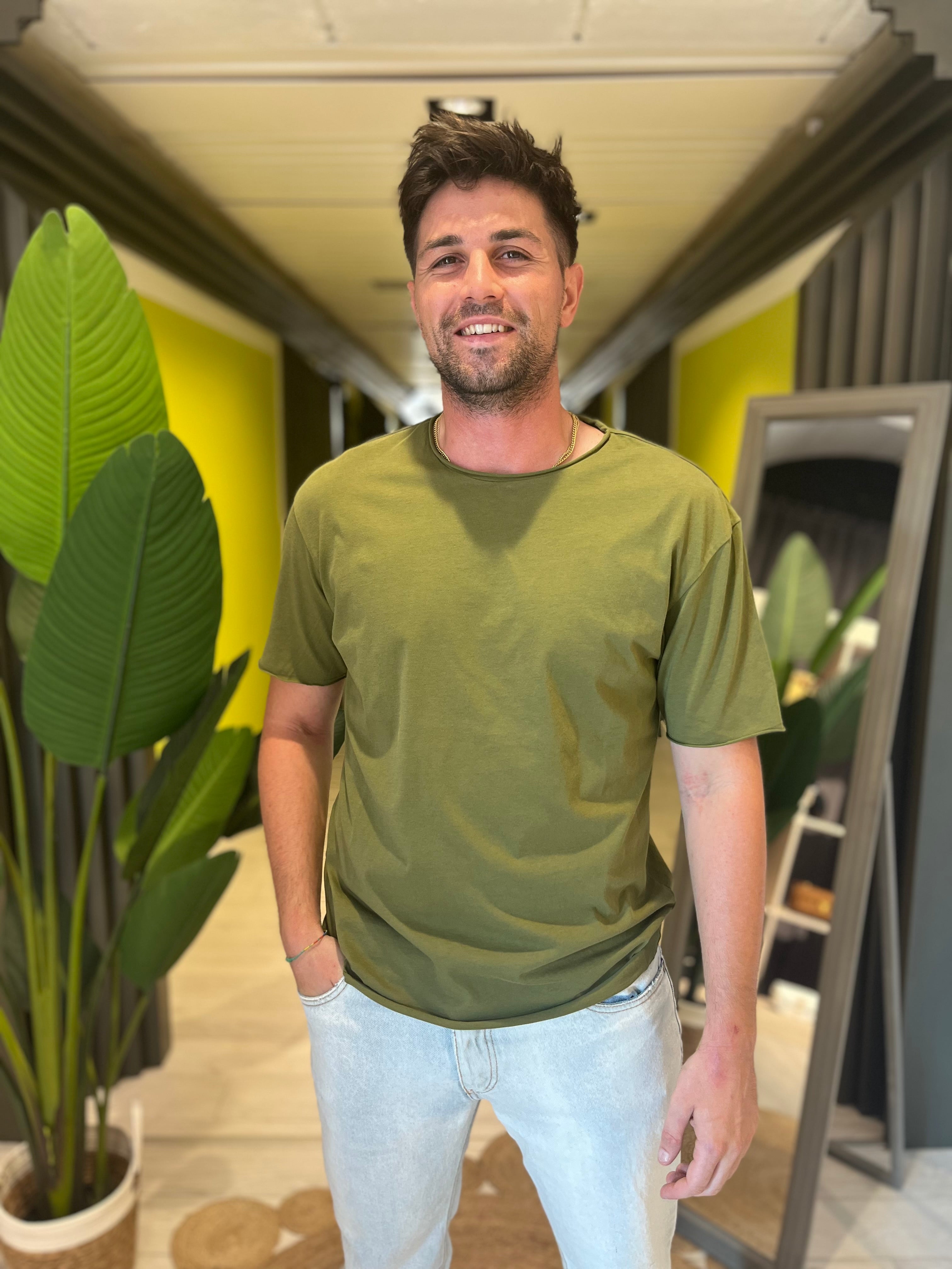 T-shirt basic verde