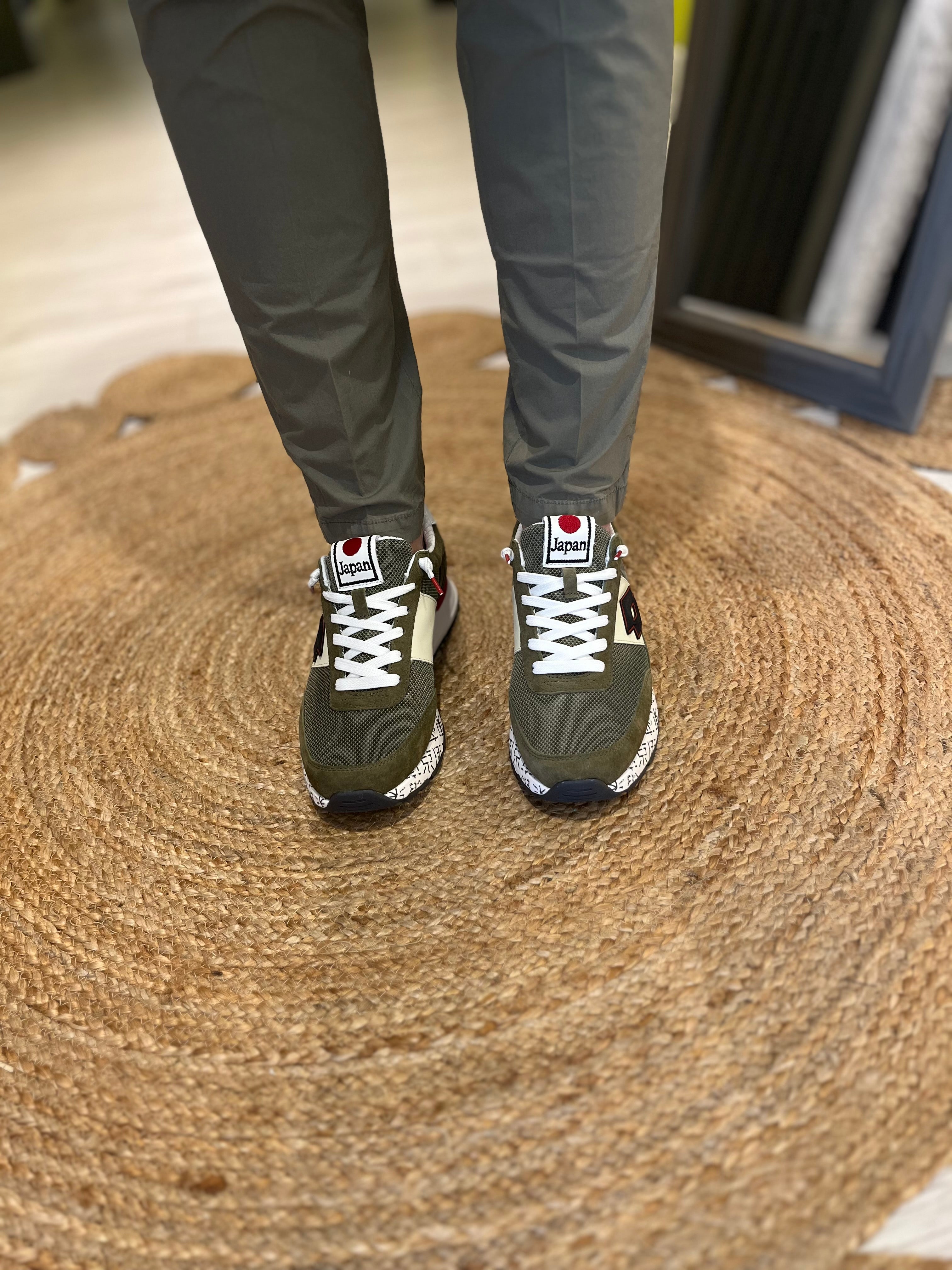 Sneaker Tokyo ginza verde scuro
