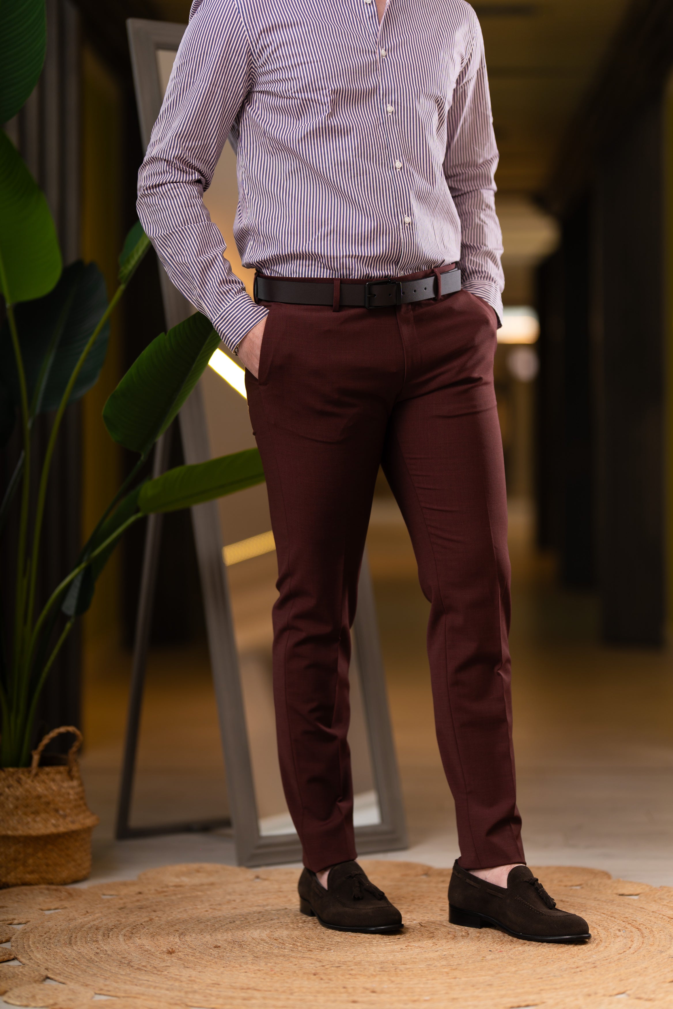 Abito doppiopetto bordeaux