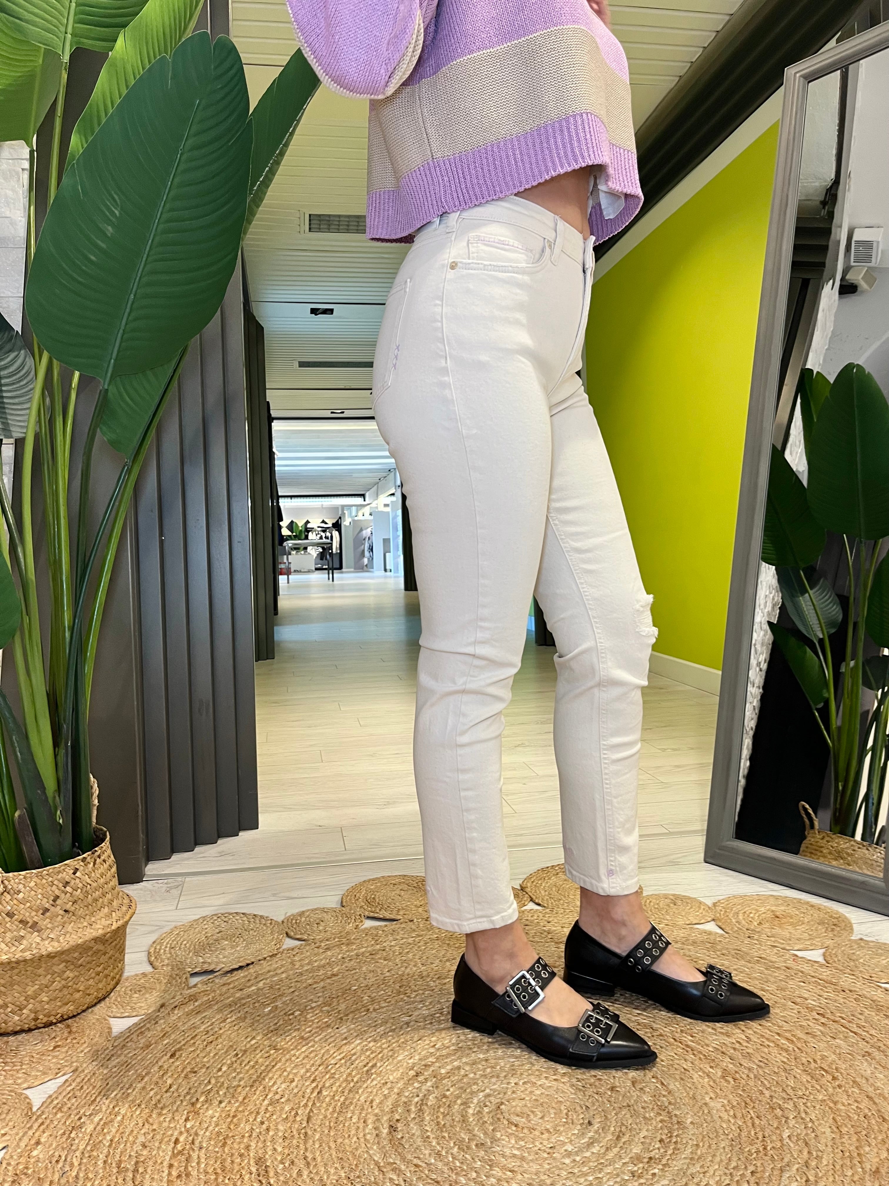 Jeans skinny vita alta