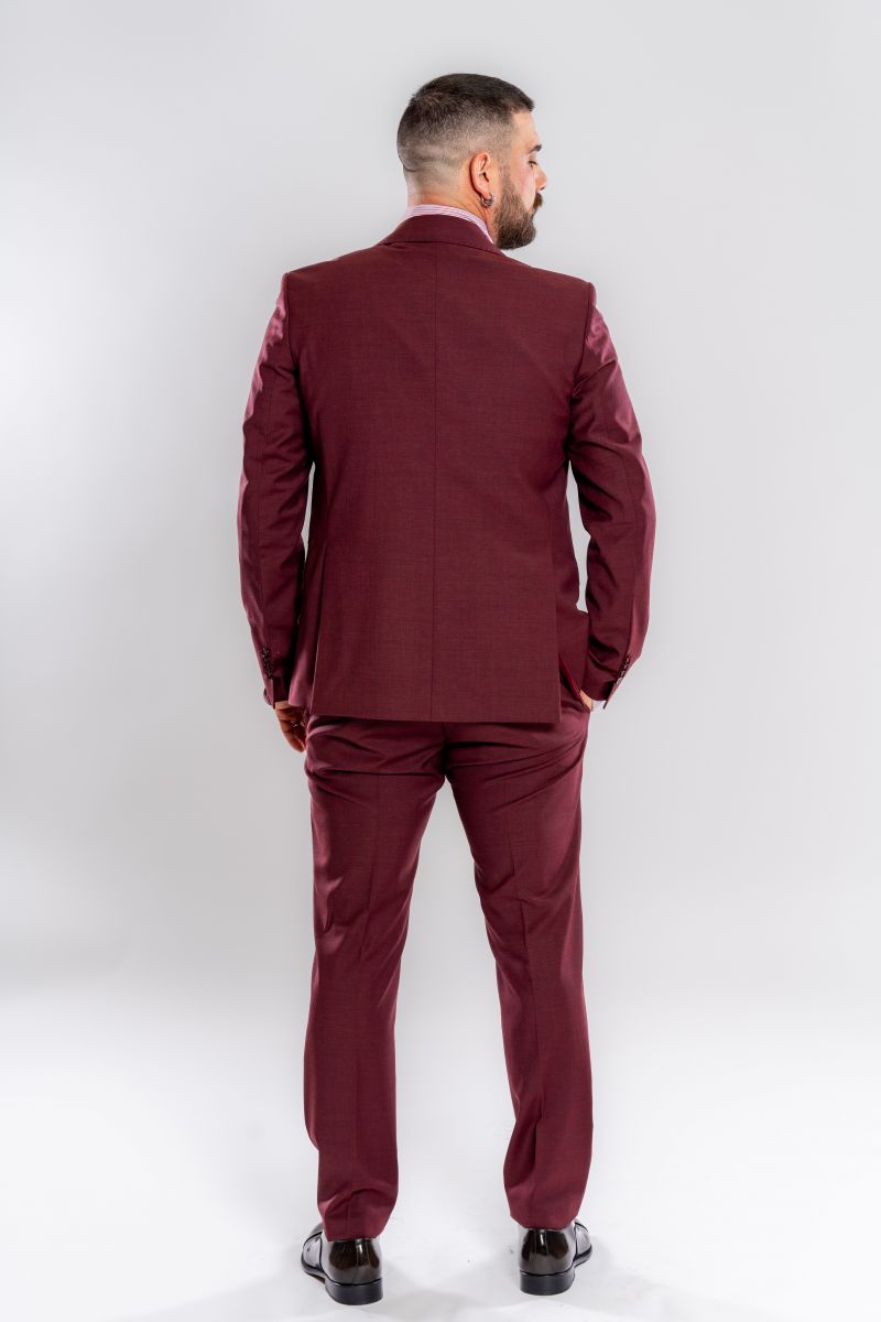 ADRIANO LANGELLA - Abito bordeaux