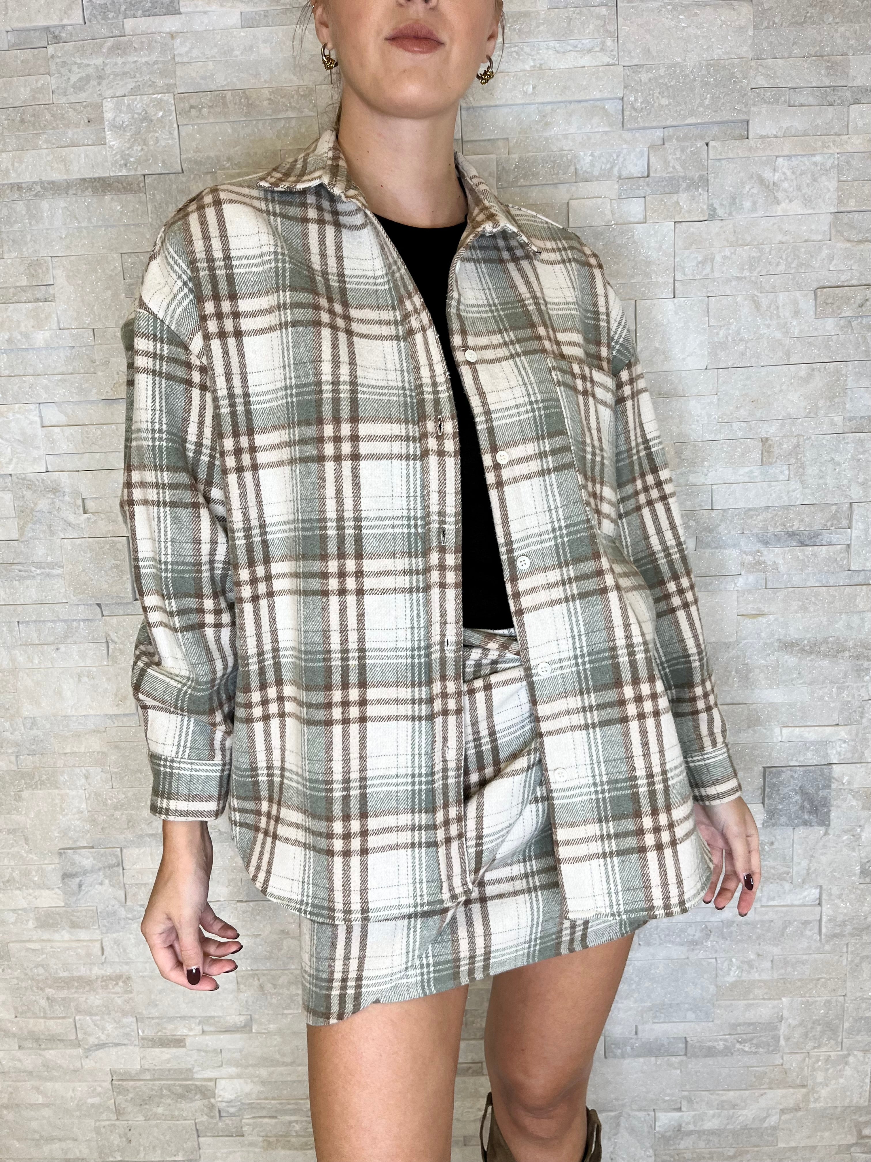 Camicia check oversize