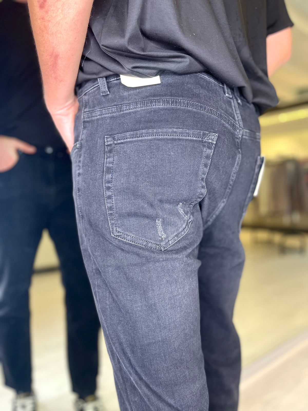 Jeans nero slim fit