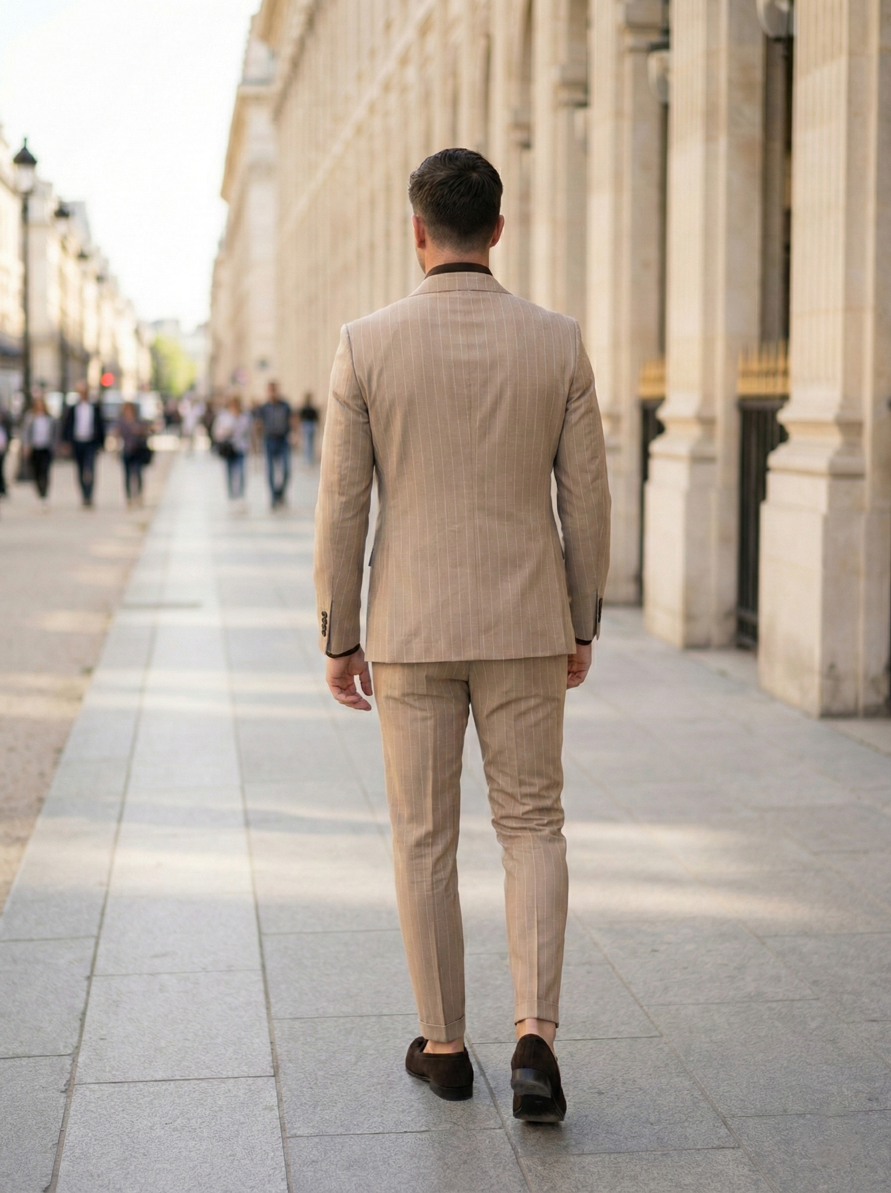 Abito doppiopetto gessato