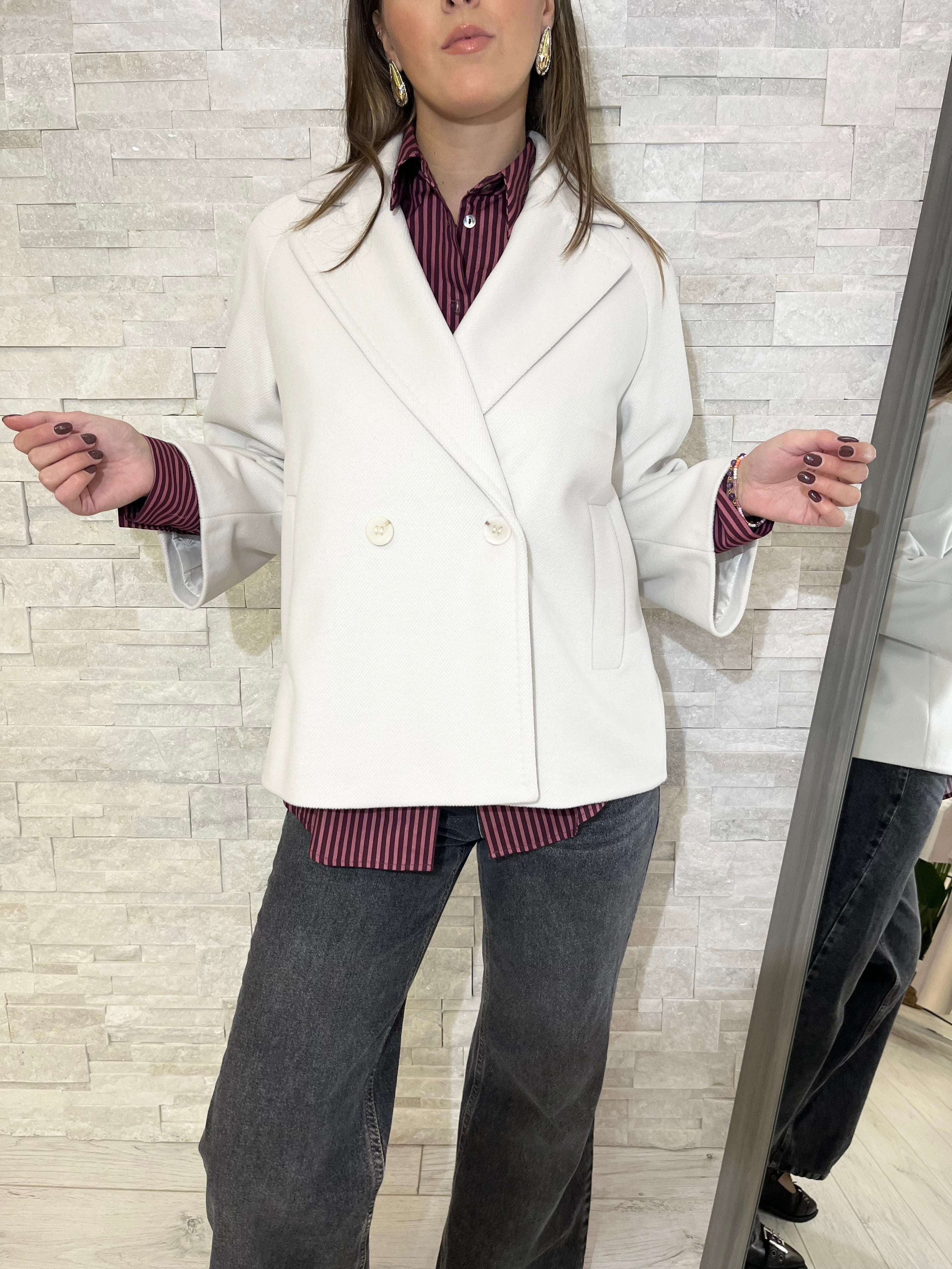 Cappotto corto doppiopetto