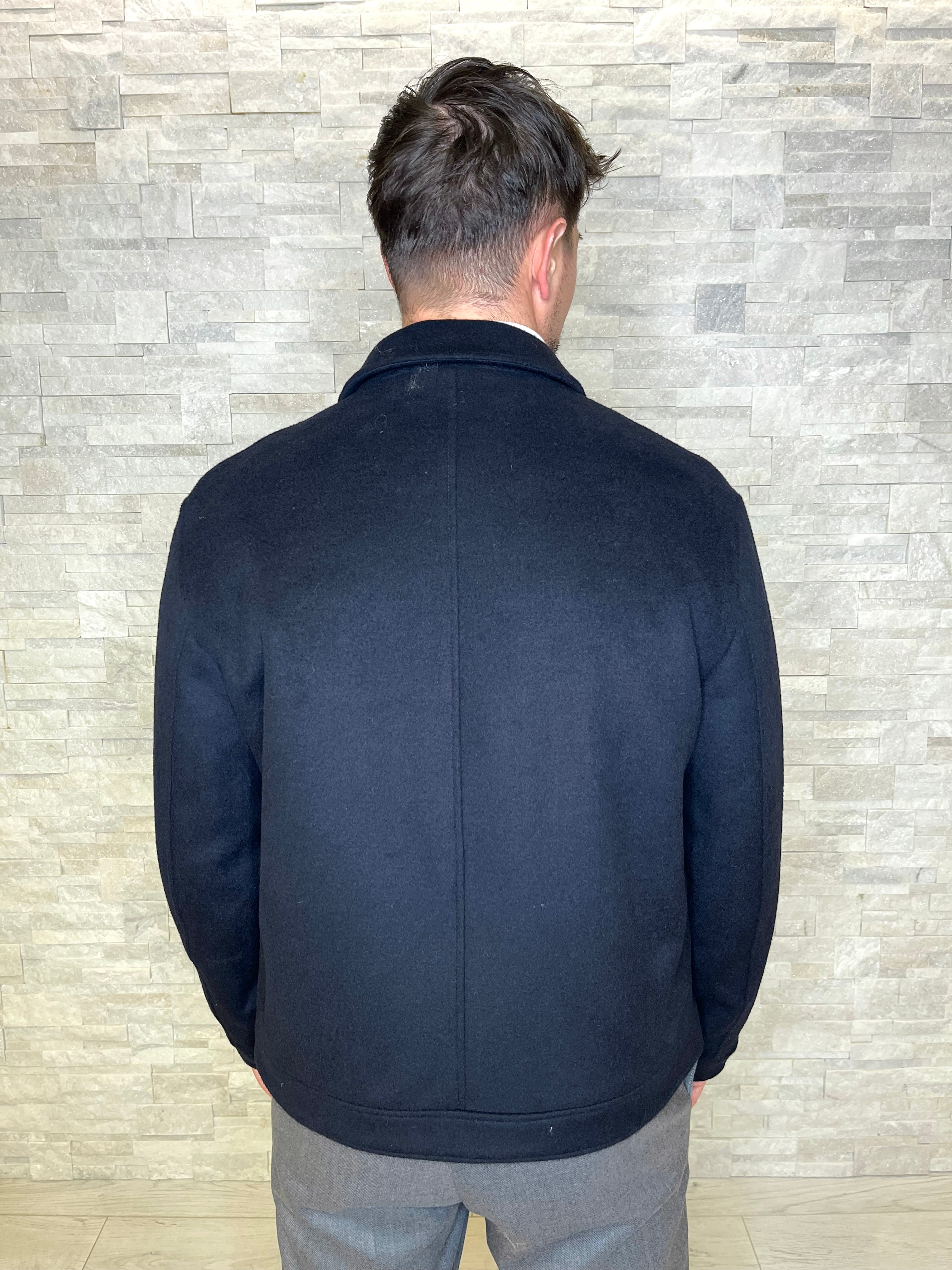 Giubbotto in misto lana