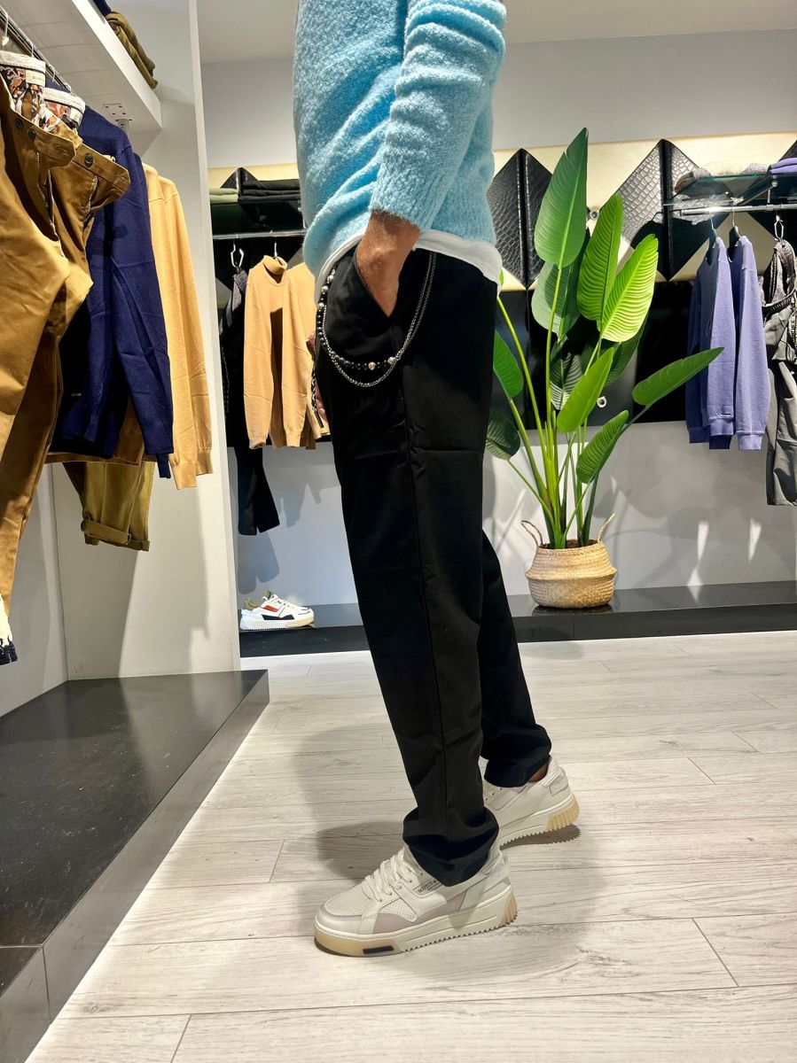 Pantalone carrot nero