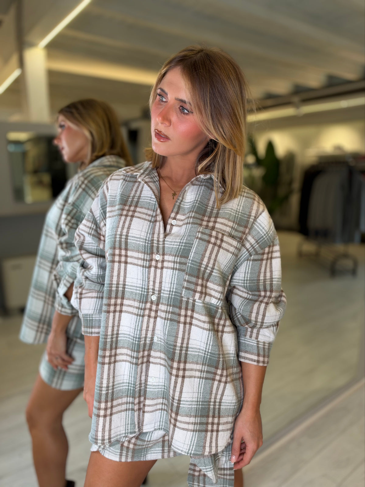 Camicia in fantasia check