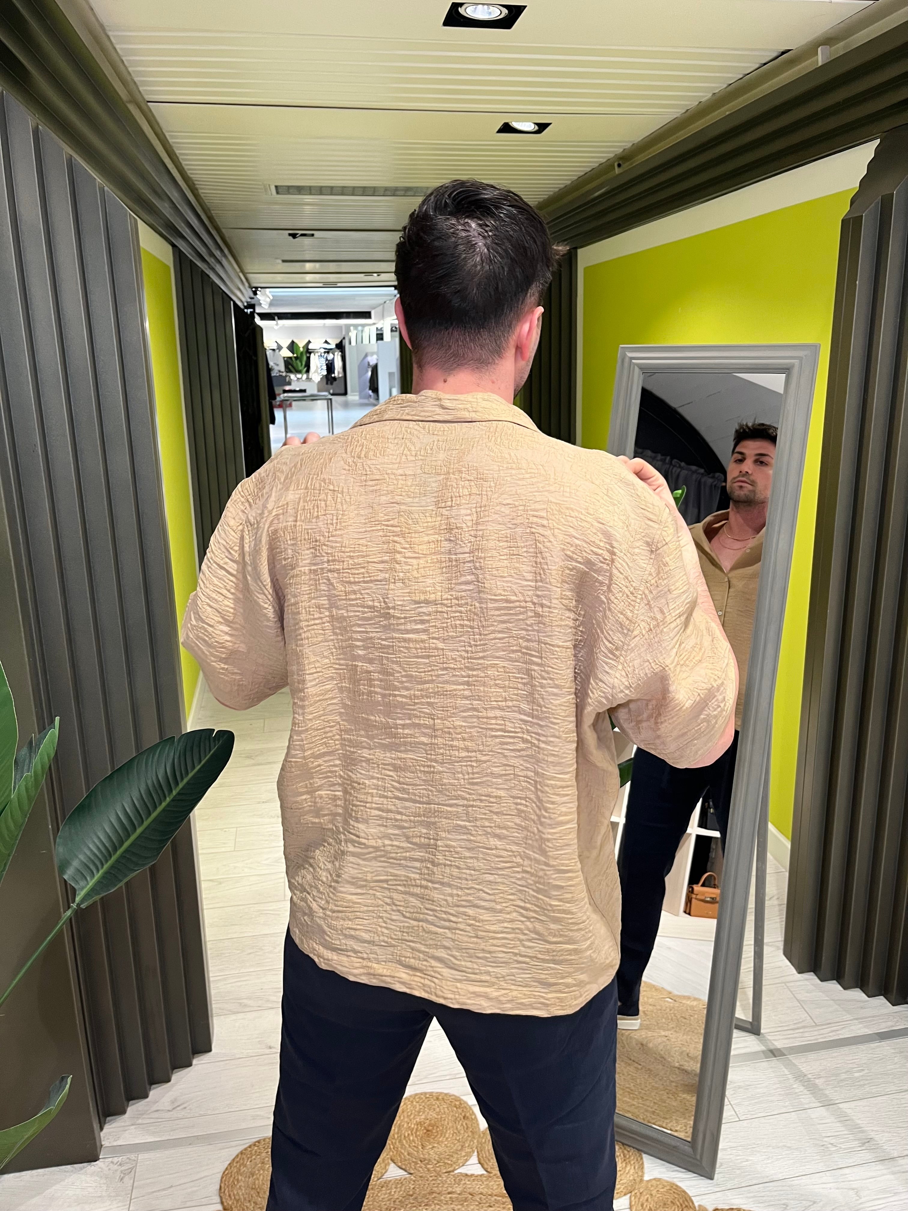 Camicia bowling stampata