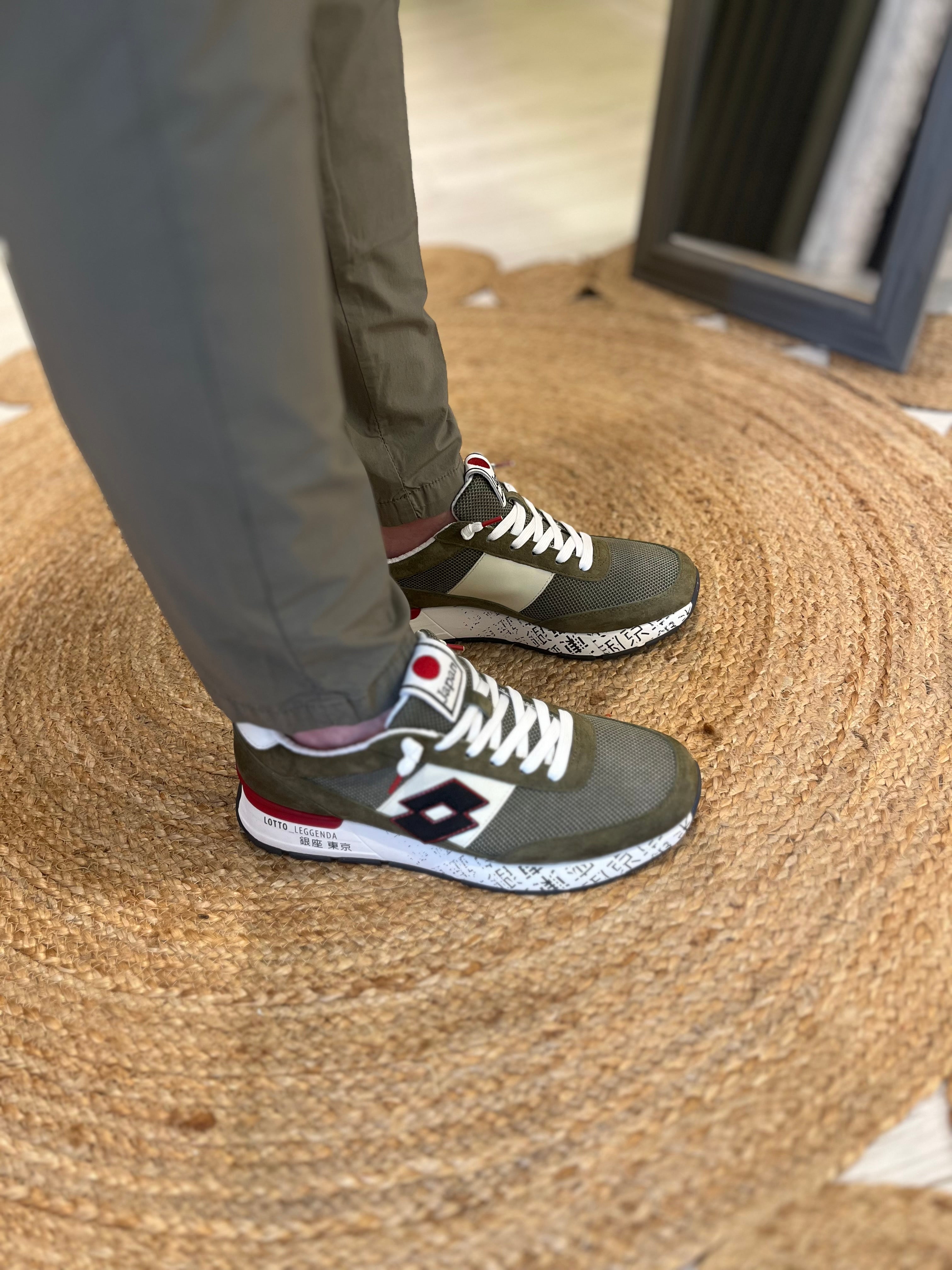 Sneaker Tokyo ginza verde scuro