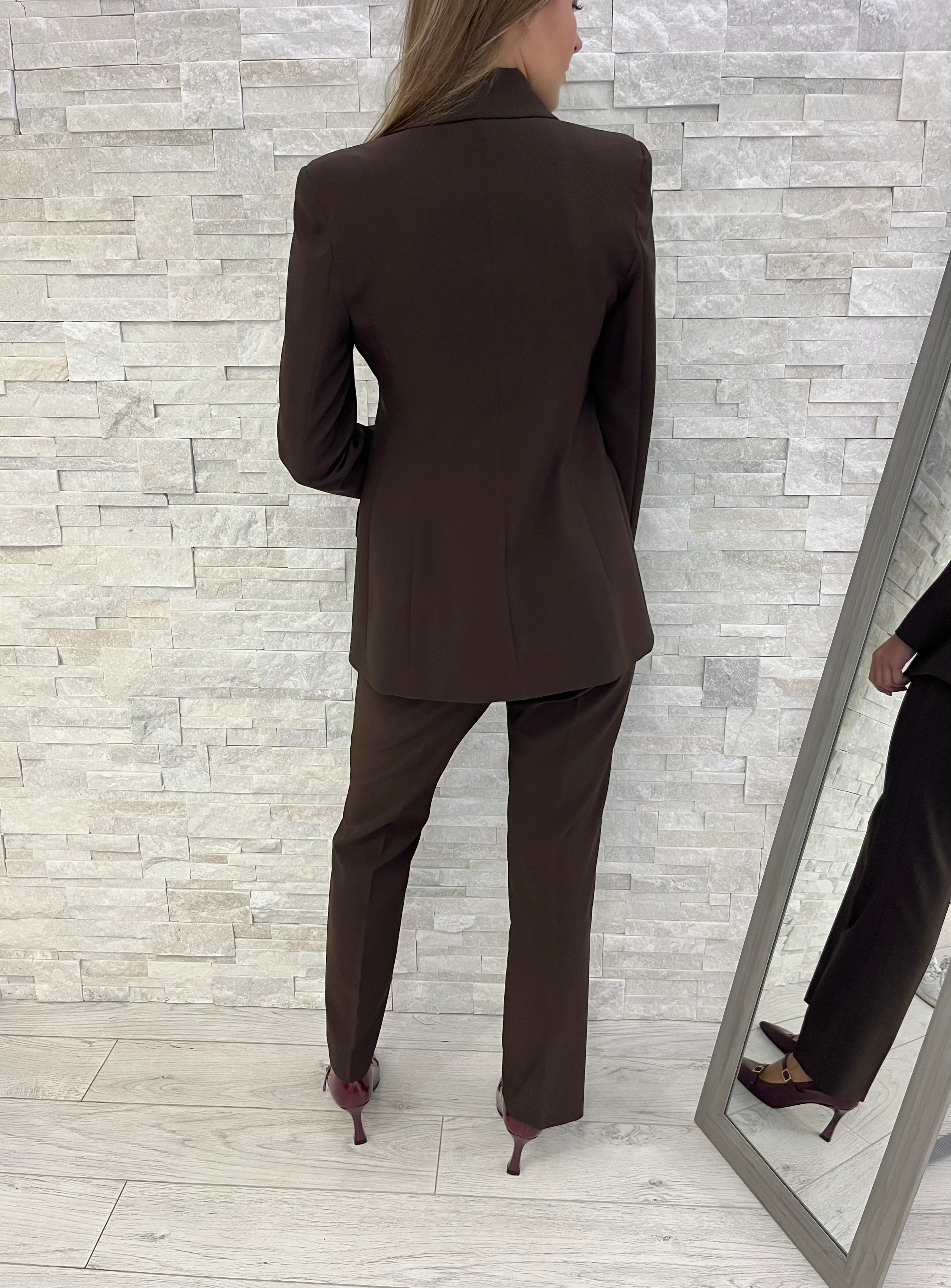 Tailleur doppiopetto moro