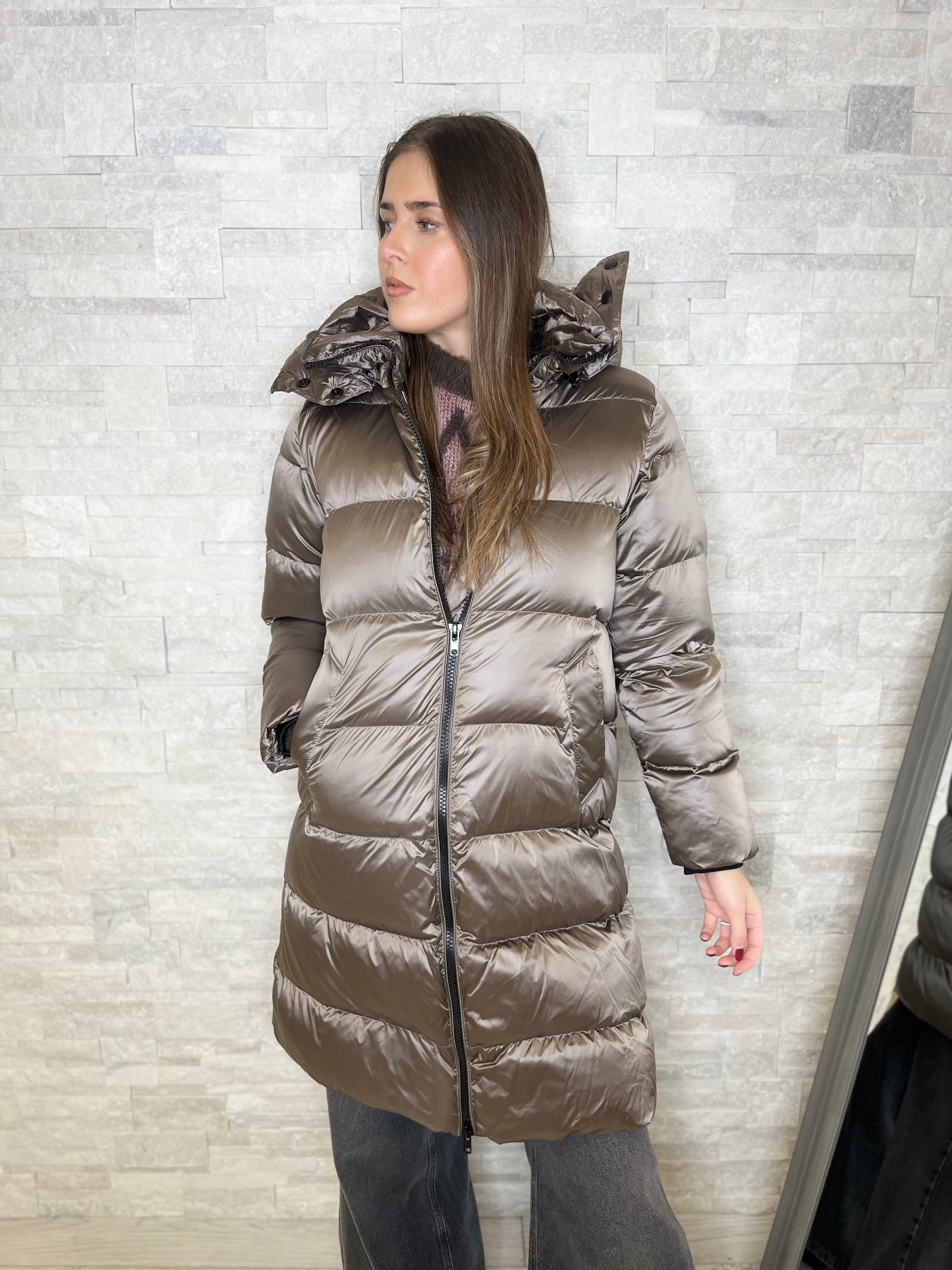 Piumino Charlotte taupe