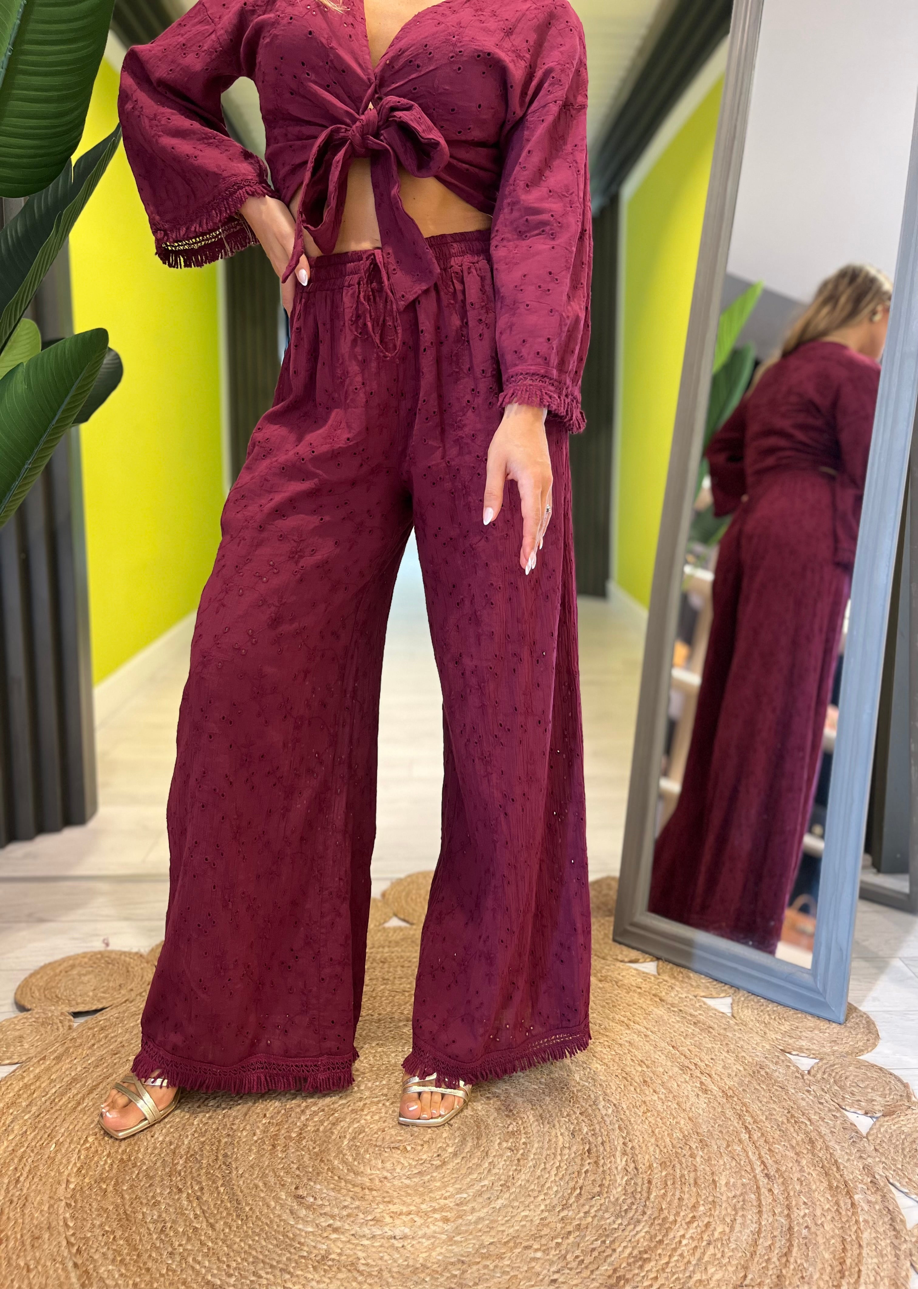 Set india camicia e pantalone