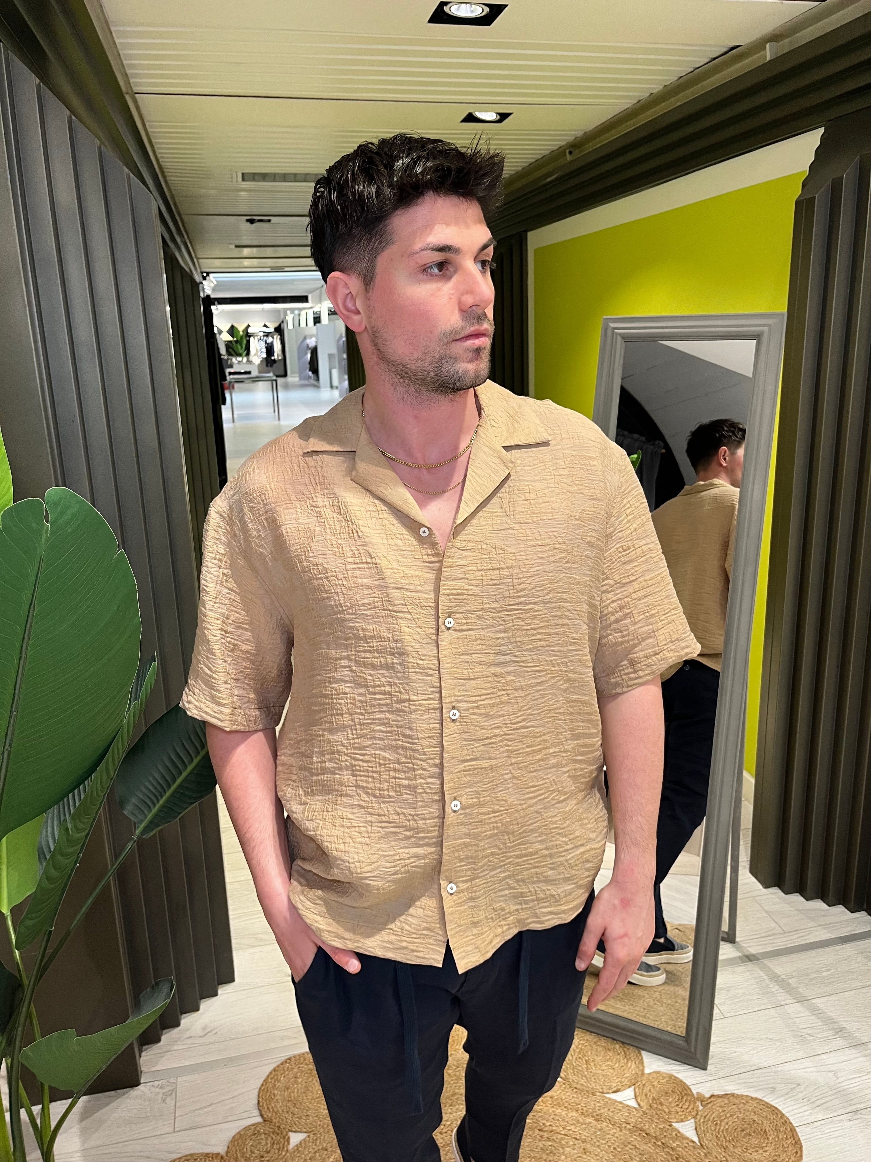 Camicia bowling stampata