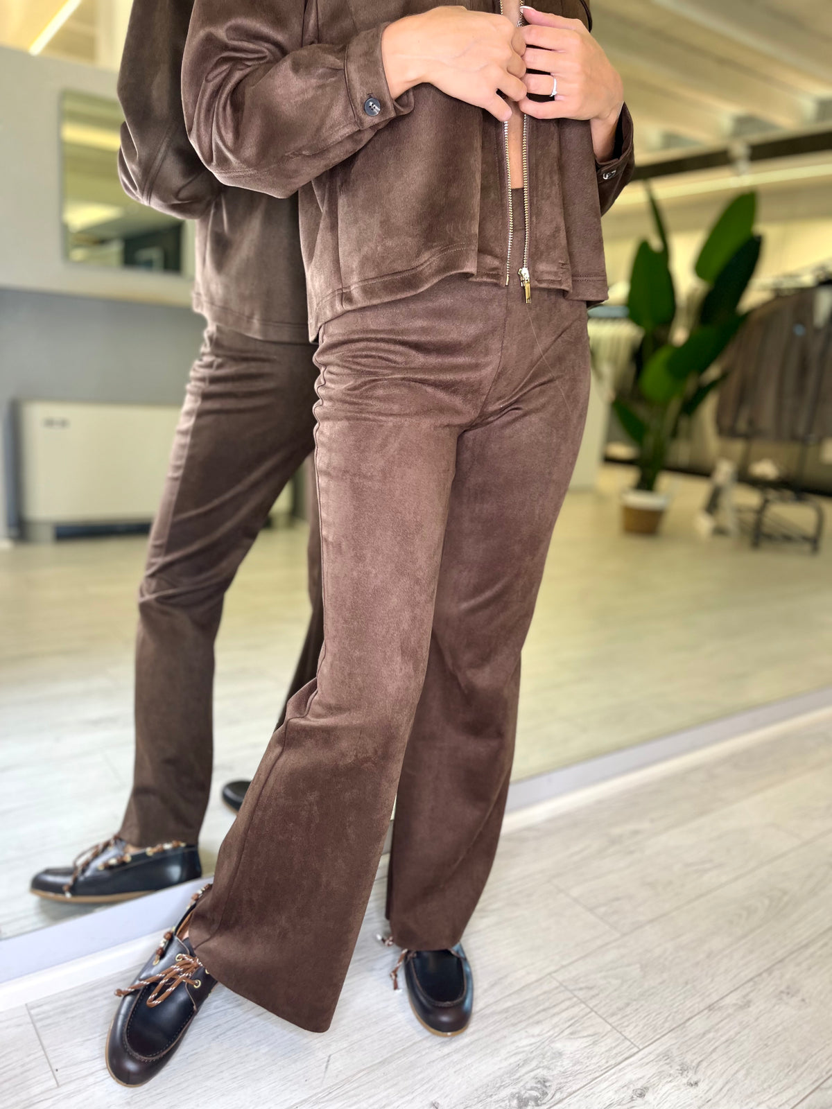 Pantalone suède