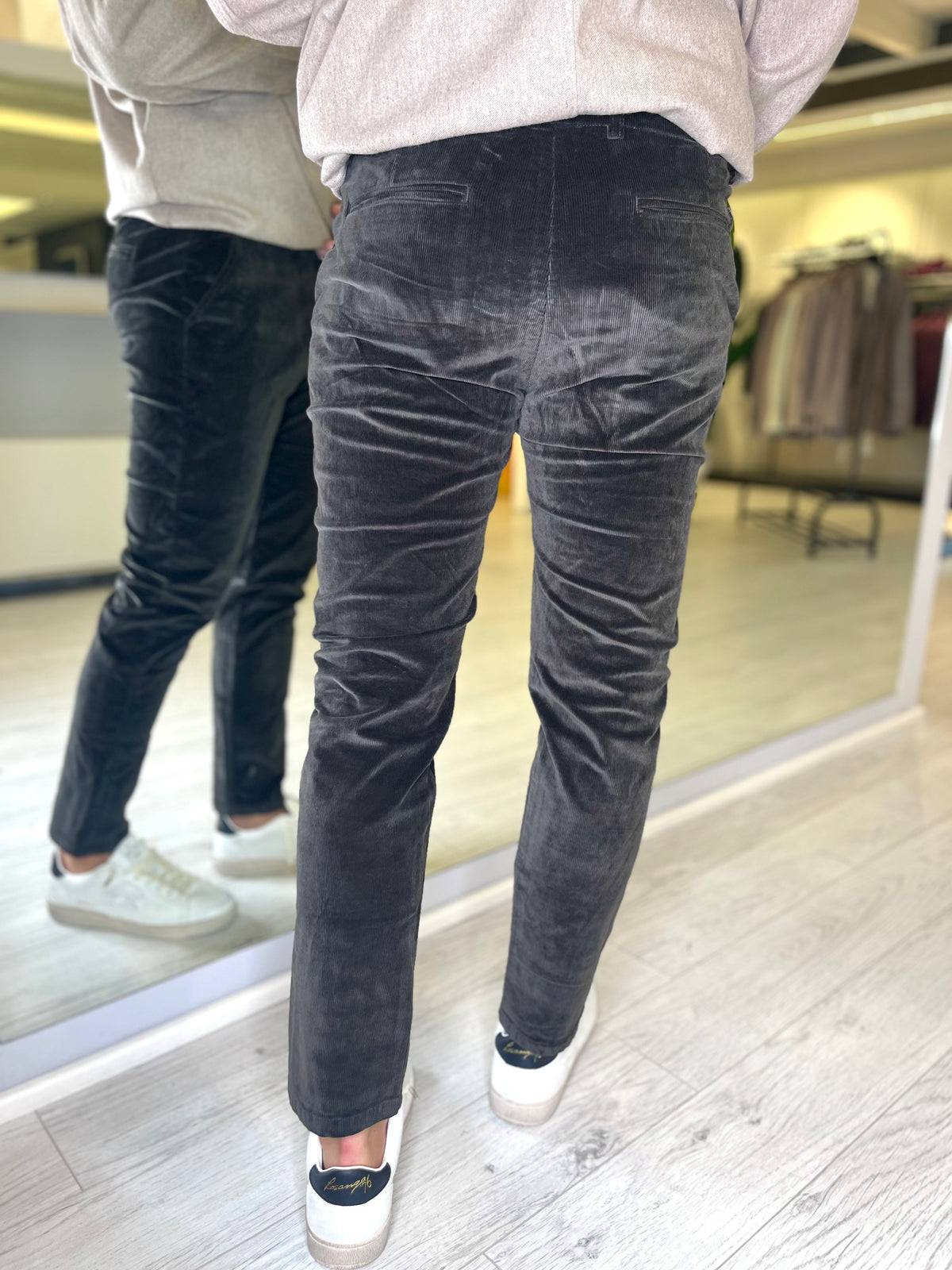 Pantalone Tahoma velluto coffee