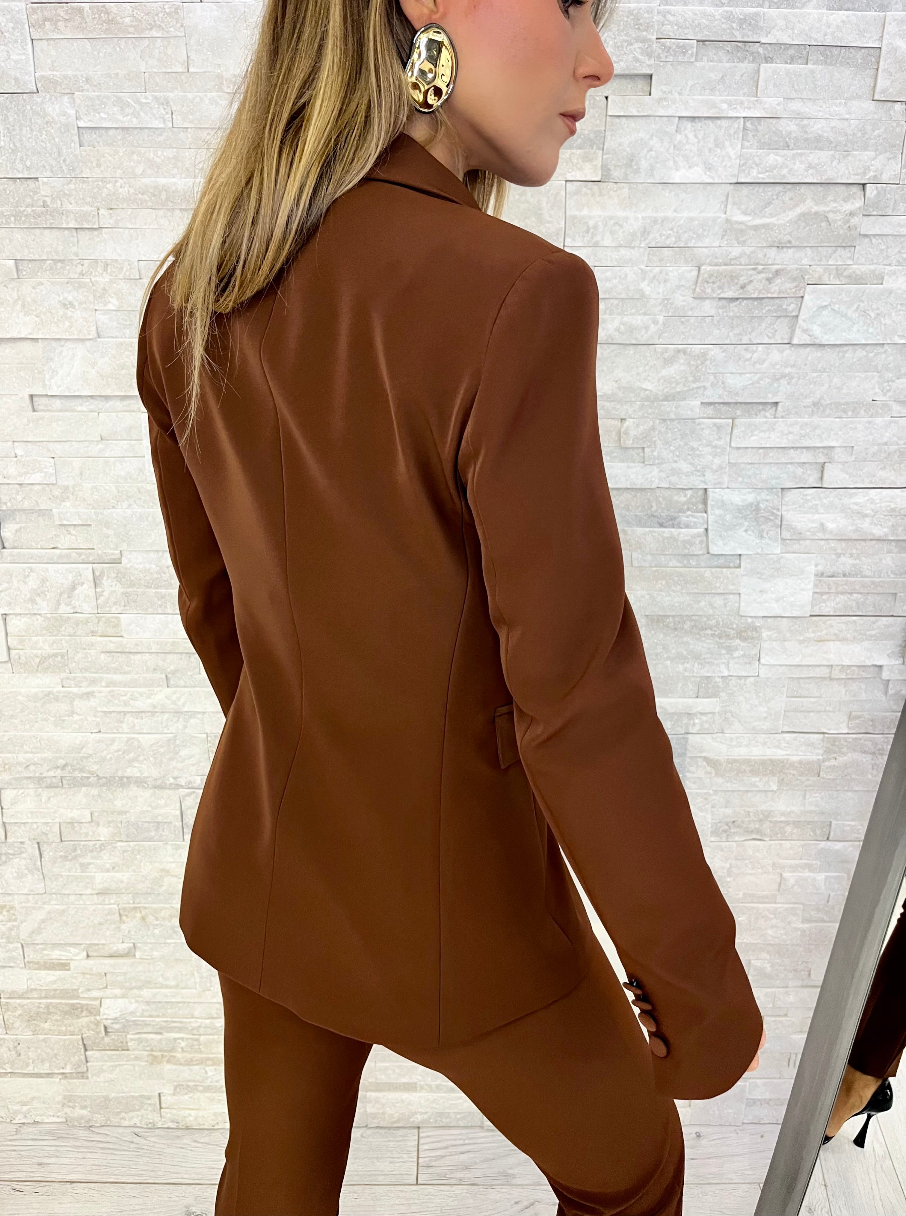 Tailleur monopetto brown