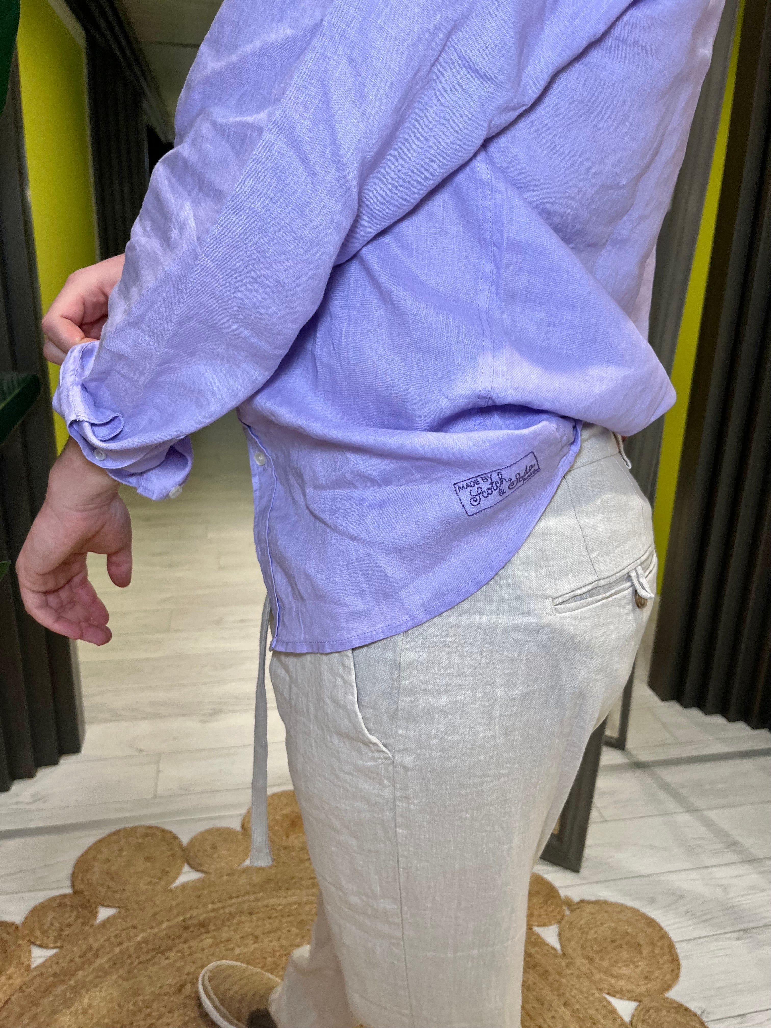 Camicia lilla coreana