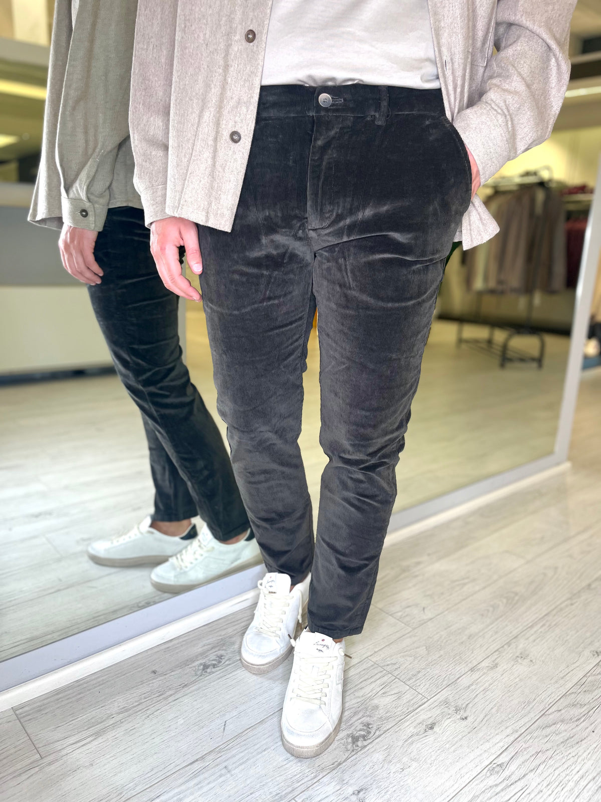 Pantalone Tahoma velluto coffee
