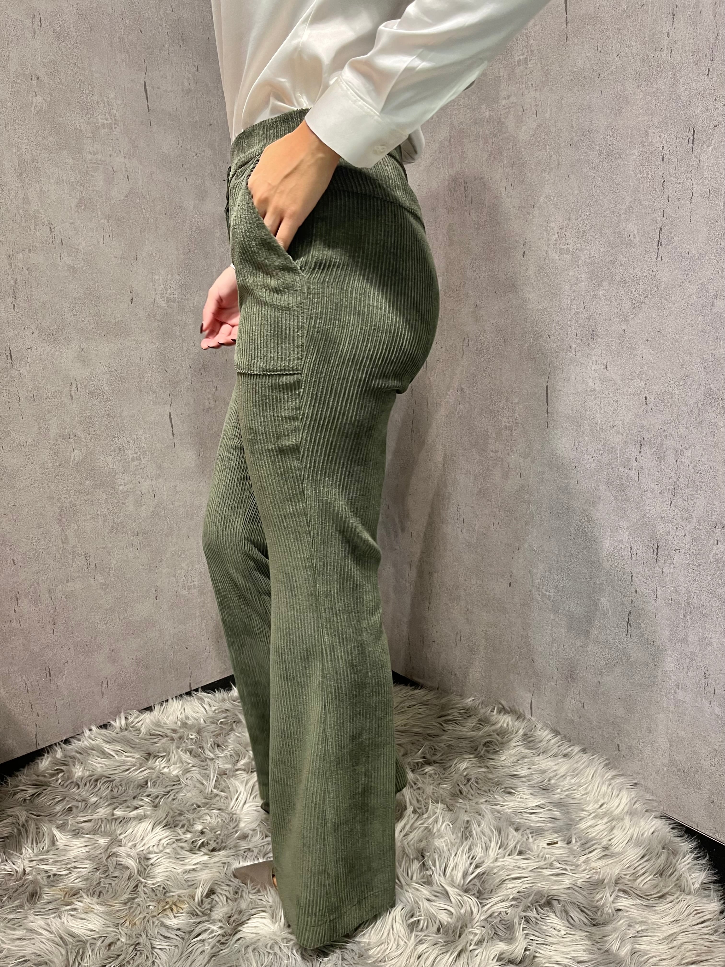 Tailleur velluto verde