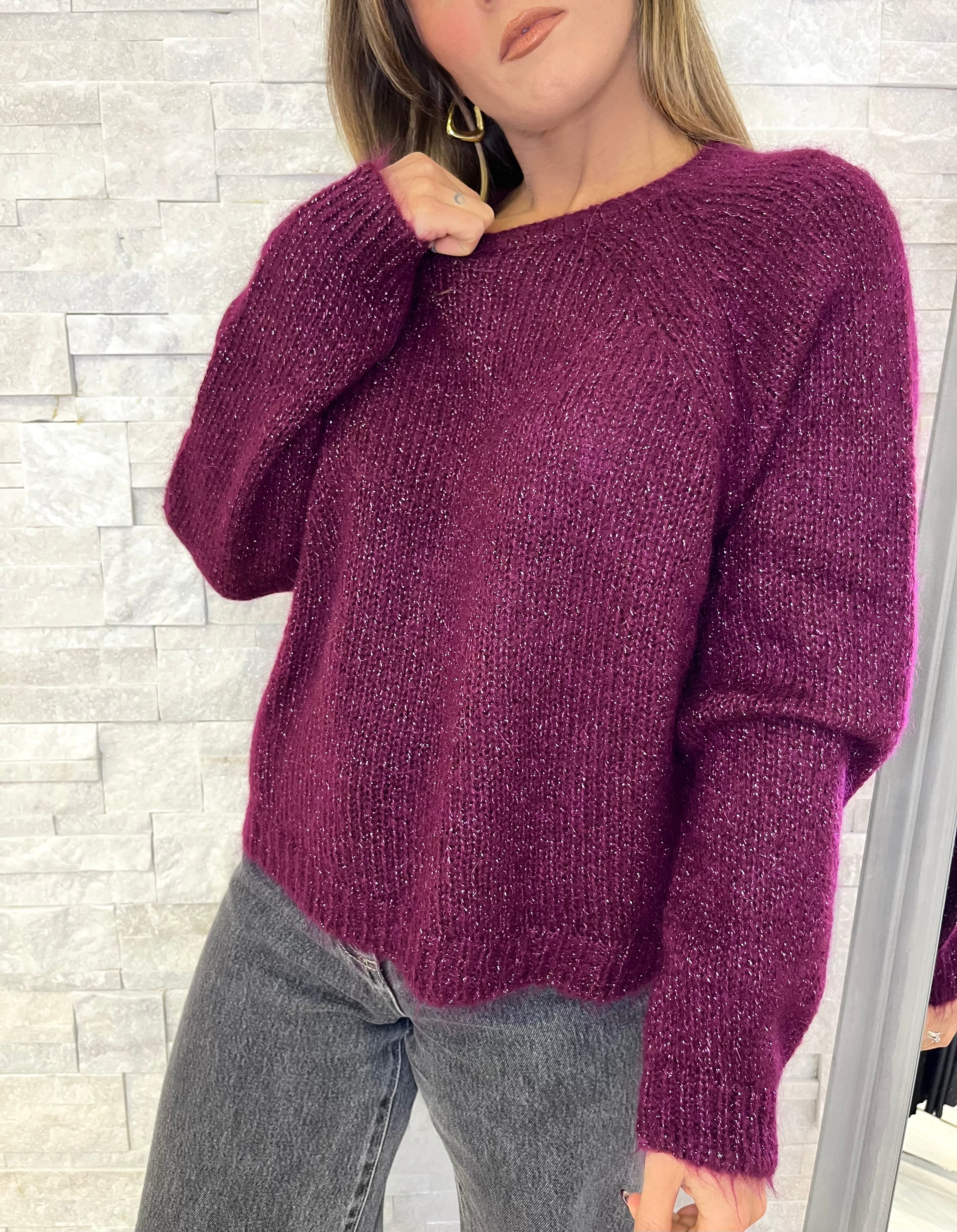 Maglia effetto lurex