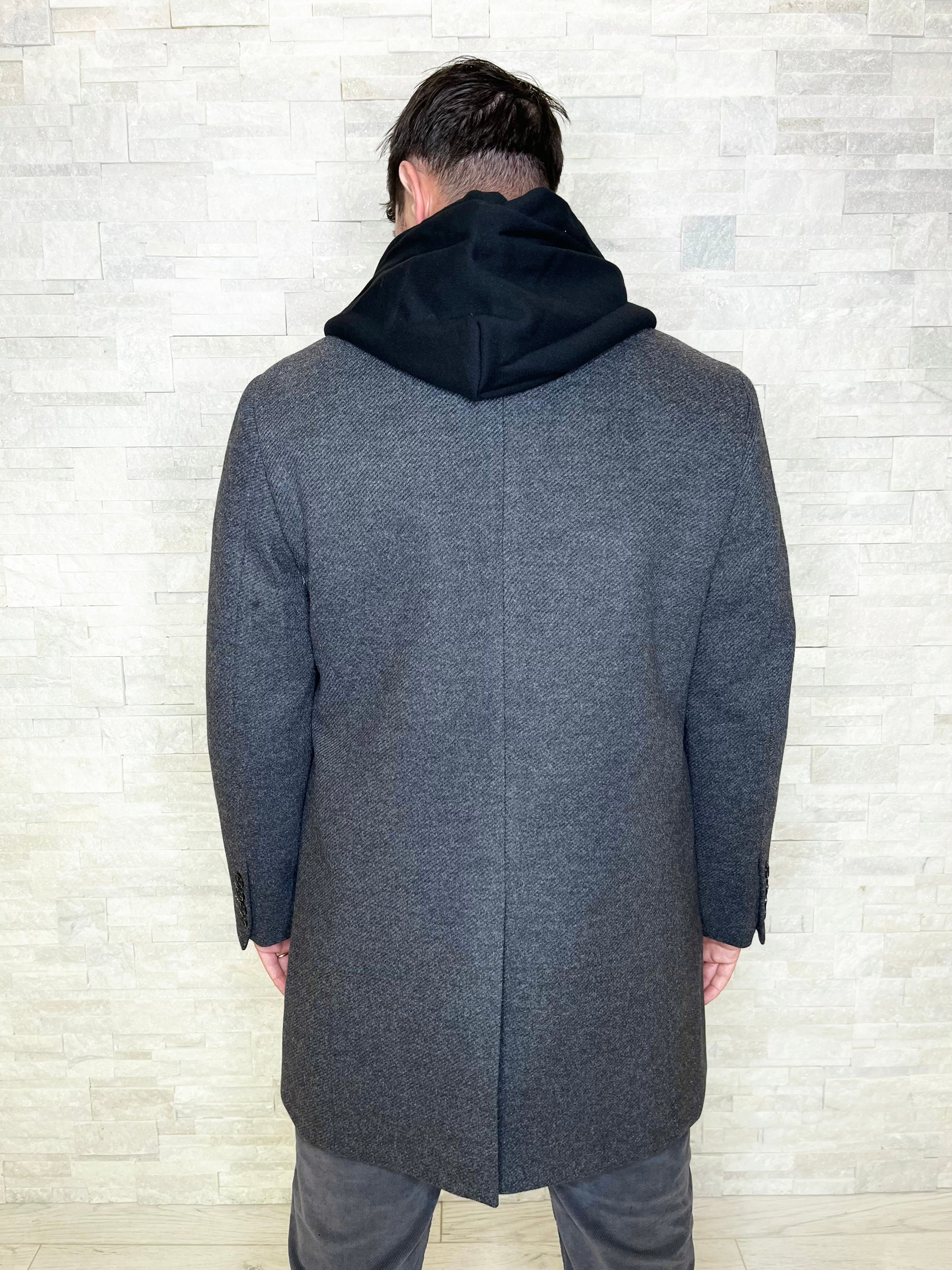 Cappotto slim fit grigio
