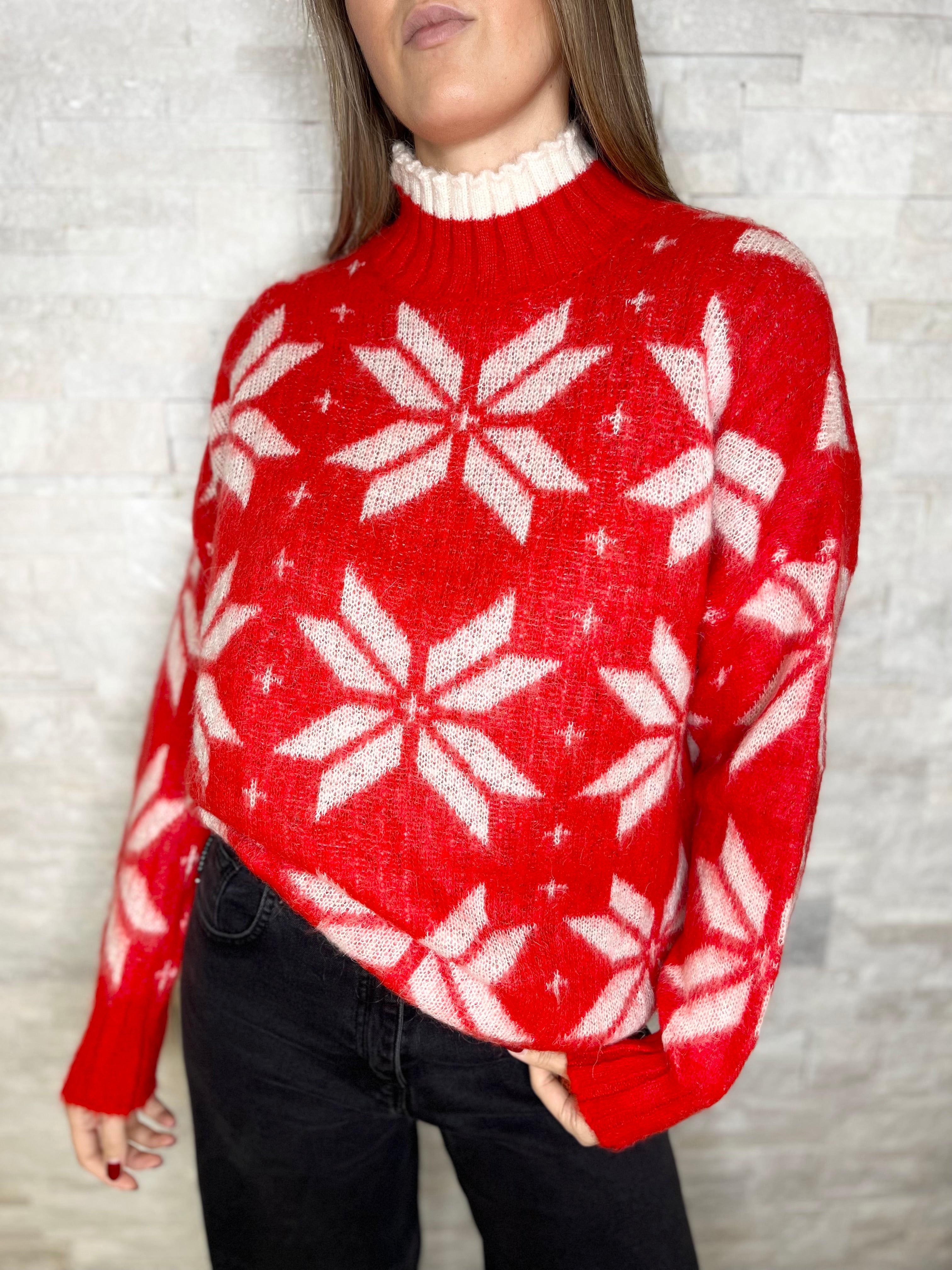 Maglia stampa fiocchi