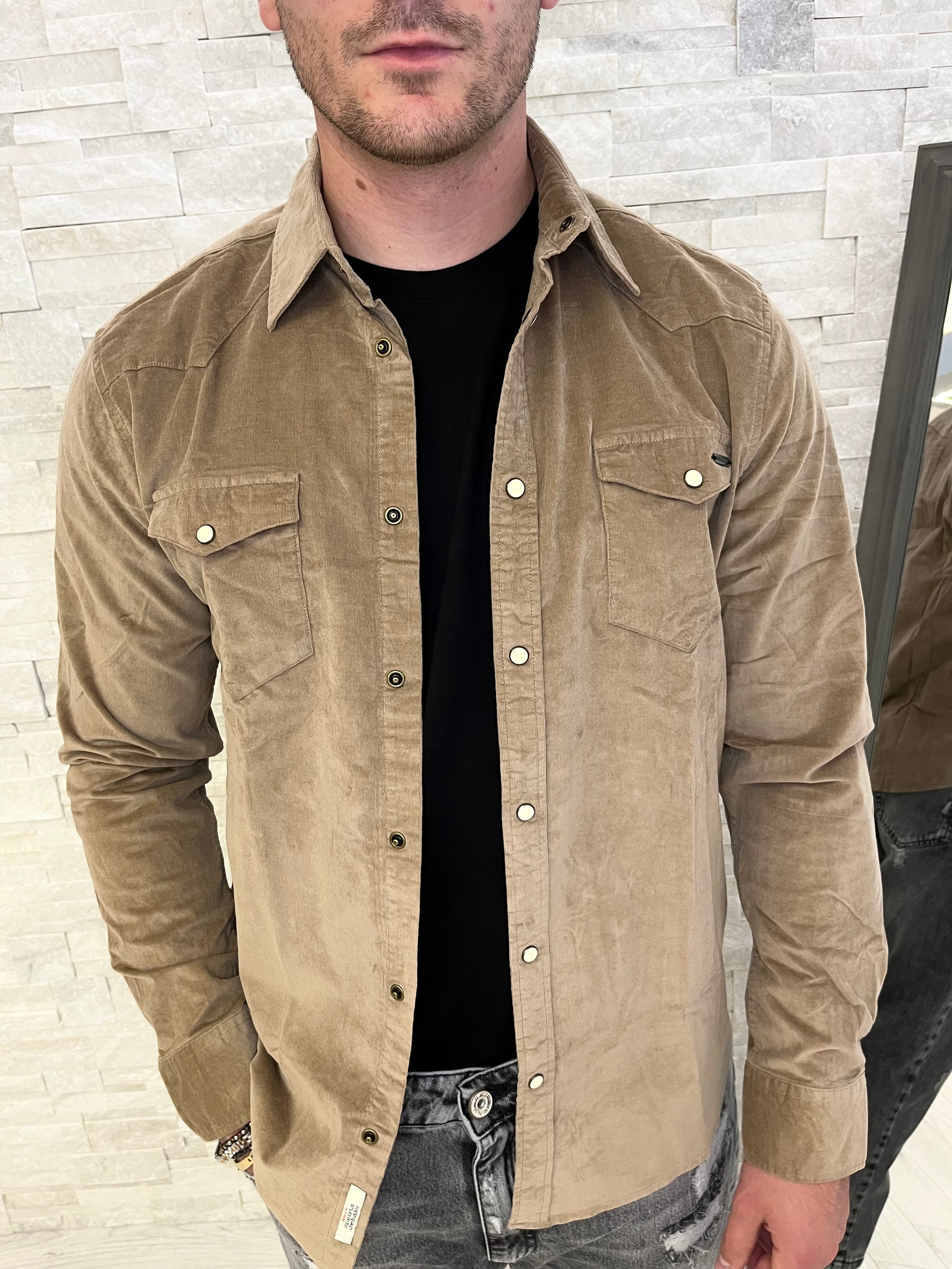 Camicia in velluto
