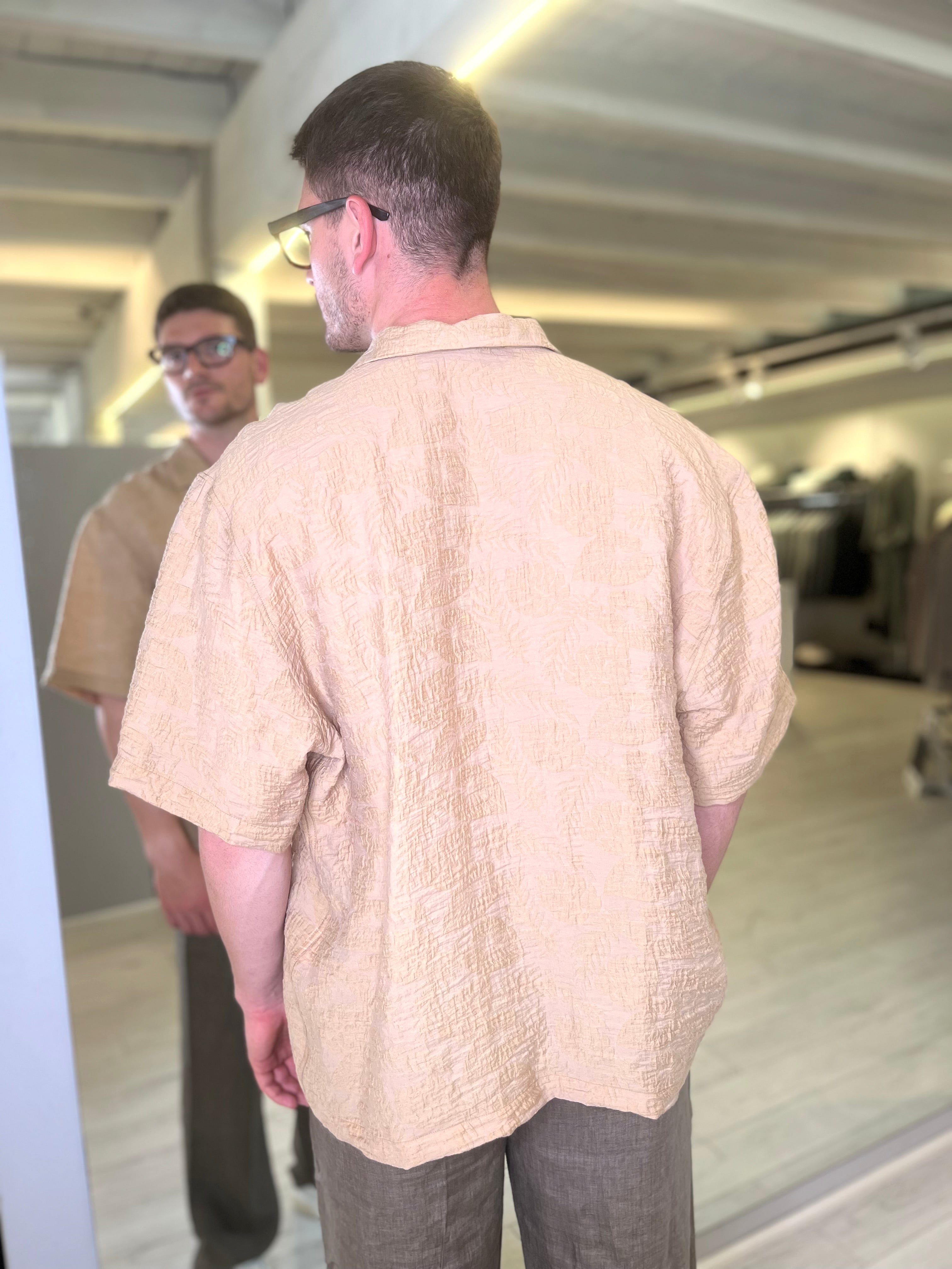 Camicia bowling stampata