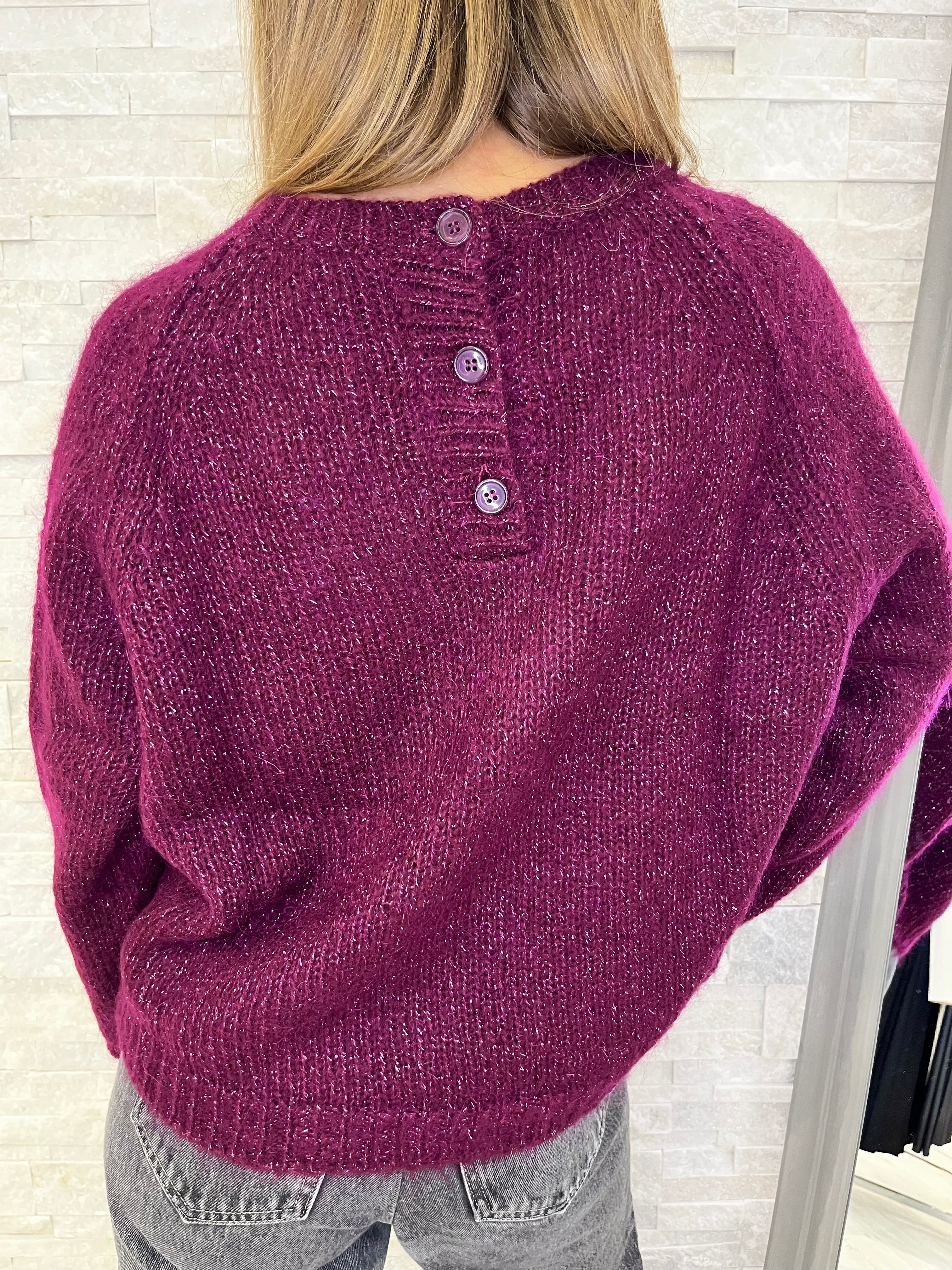 Maglia effetto lurex