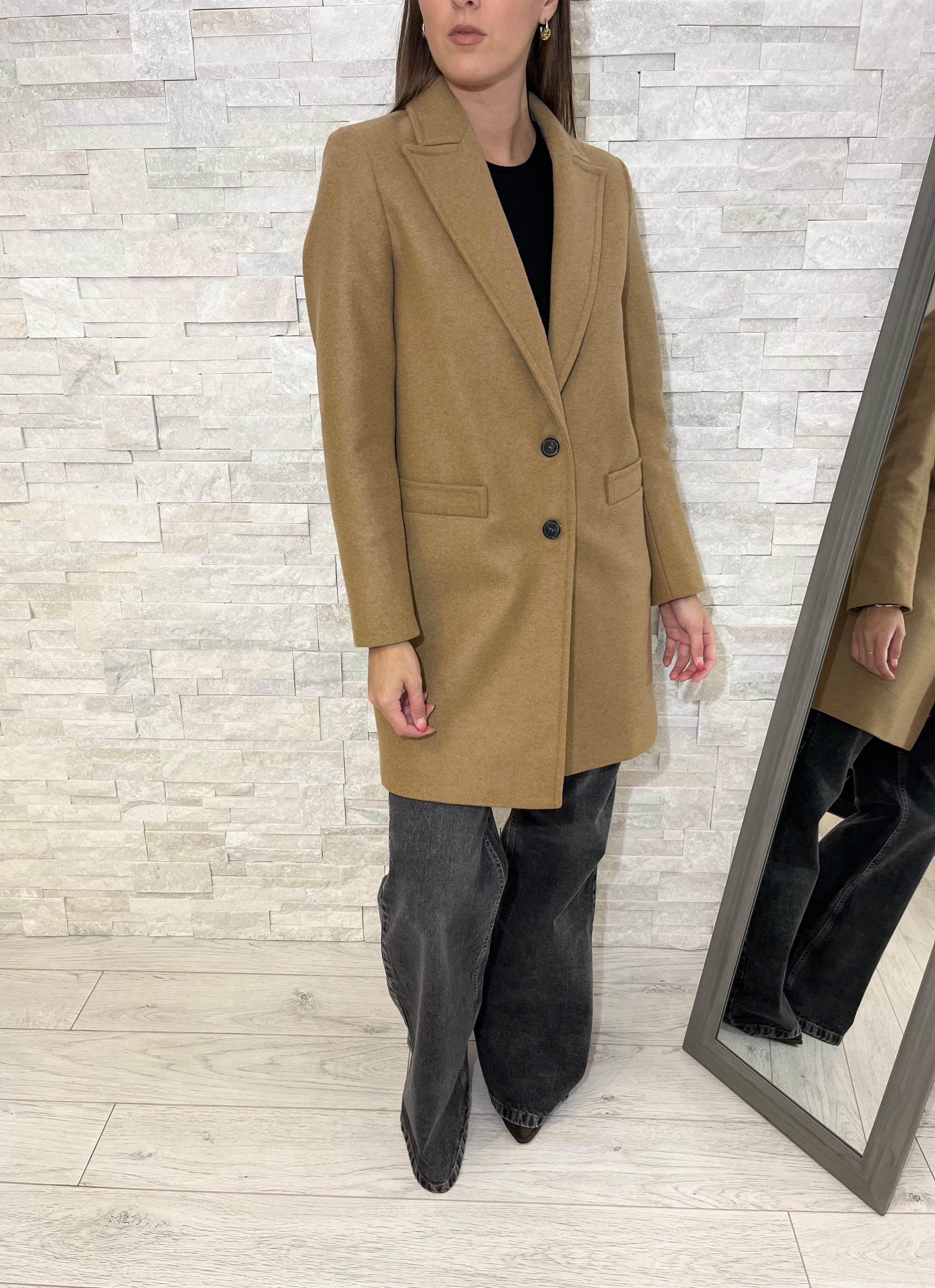 Cappotto basic sfiancato