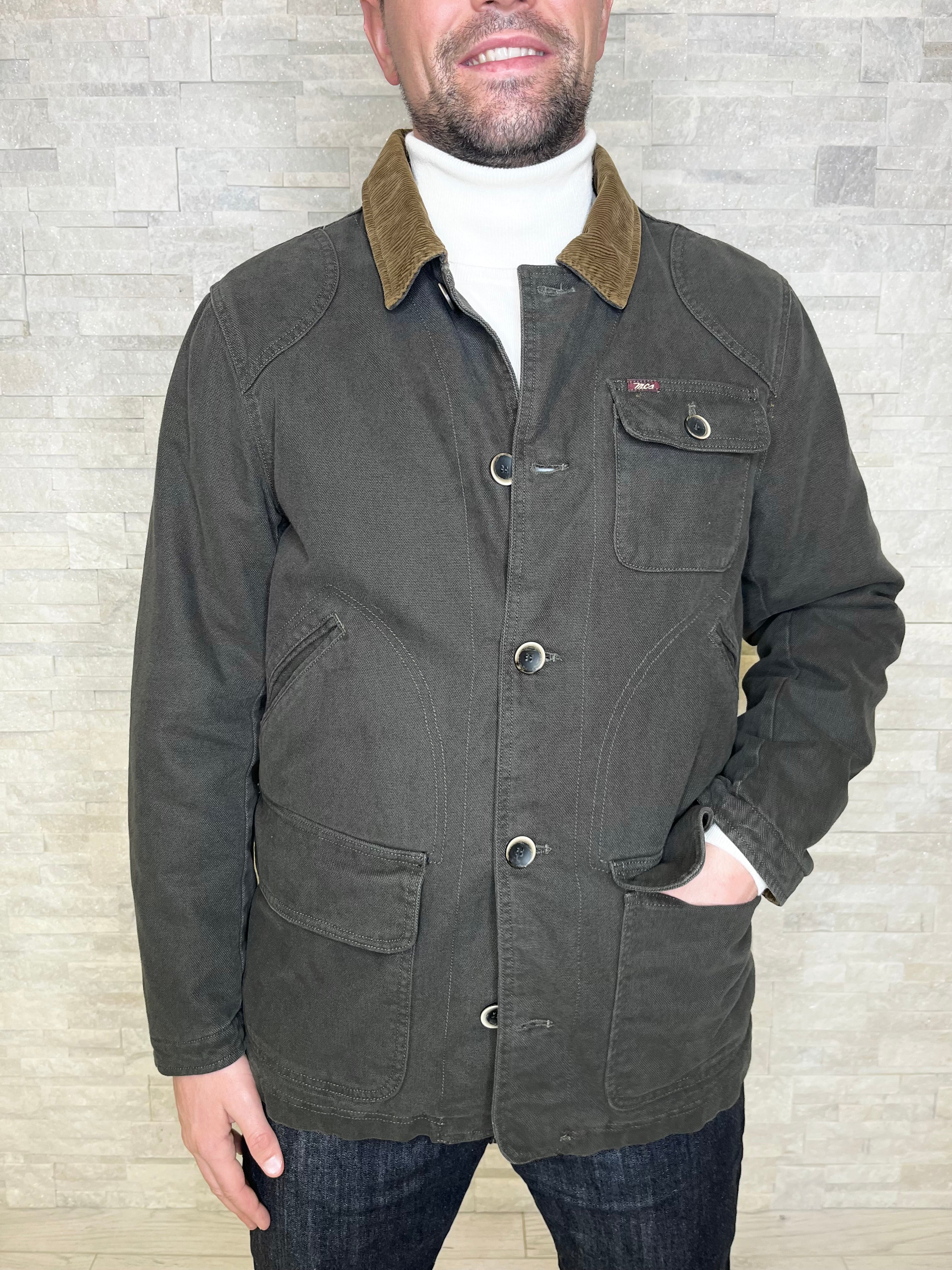 Giubbotto in cotone lavato