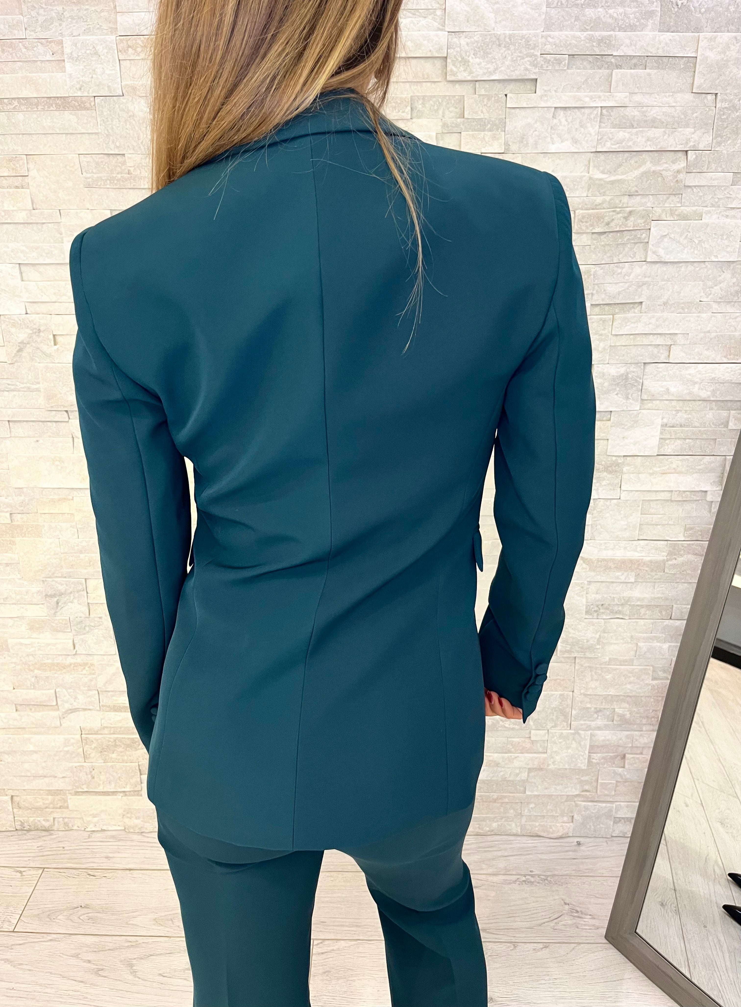 Tailleur monopetto green