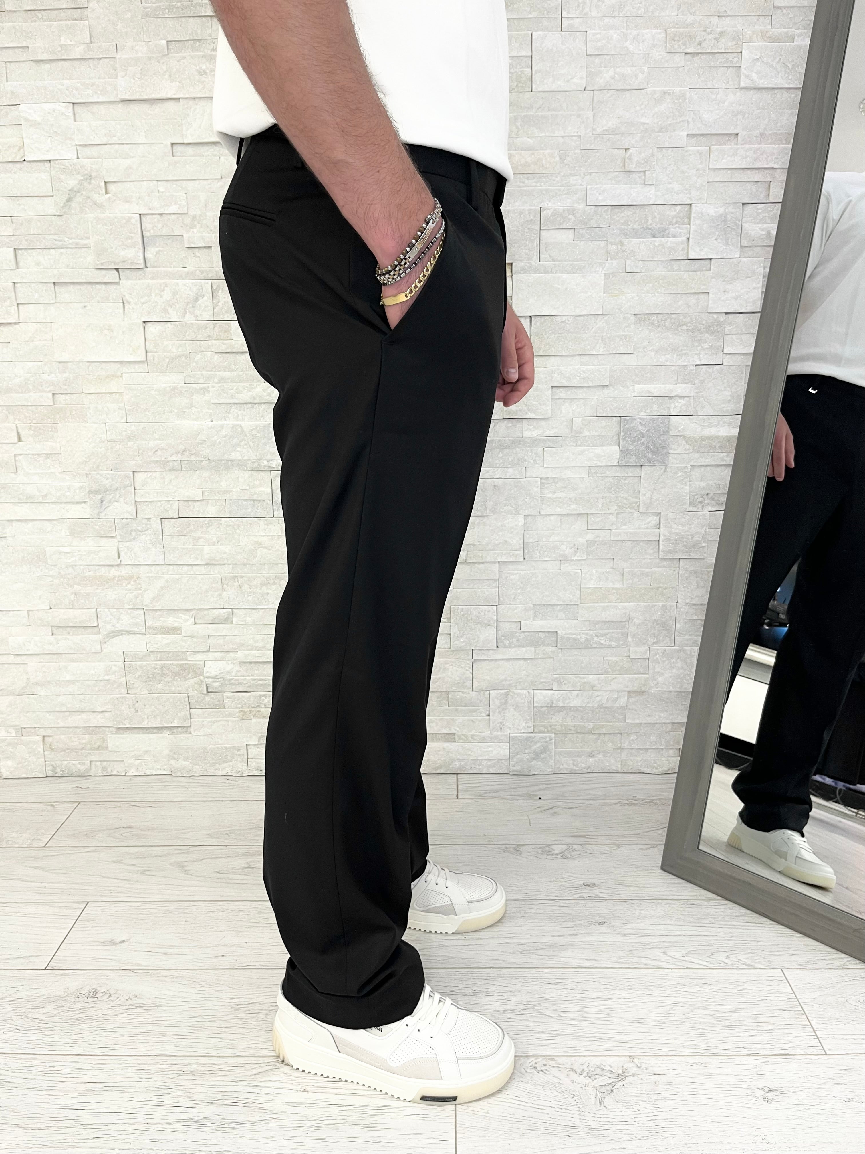 Pantalone elegante nero